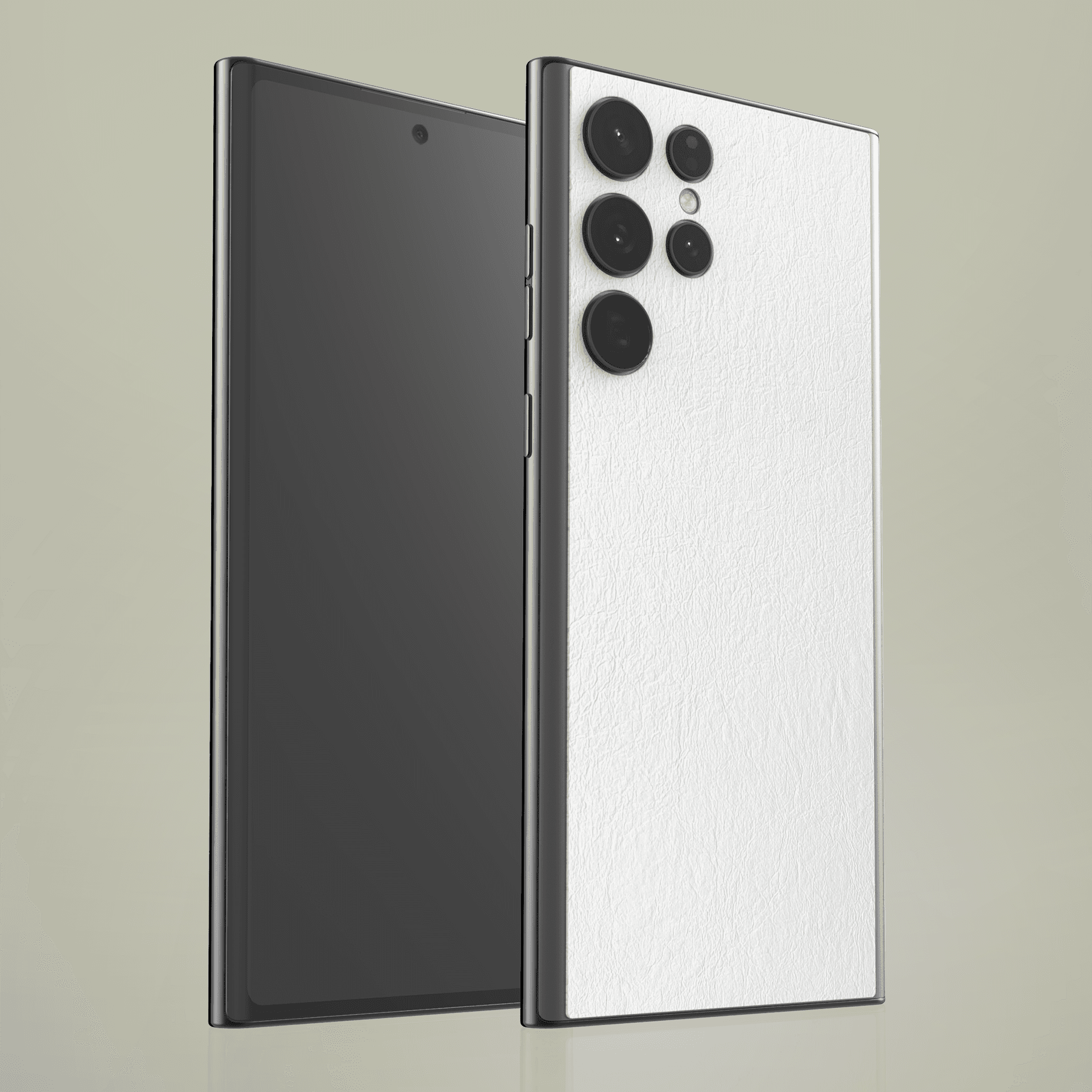 Plain phone skin, front view — view 4