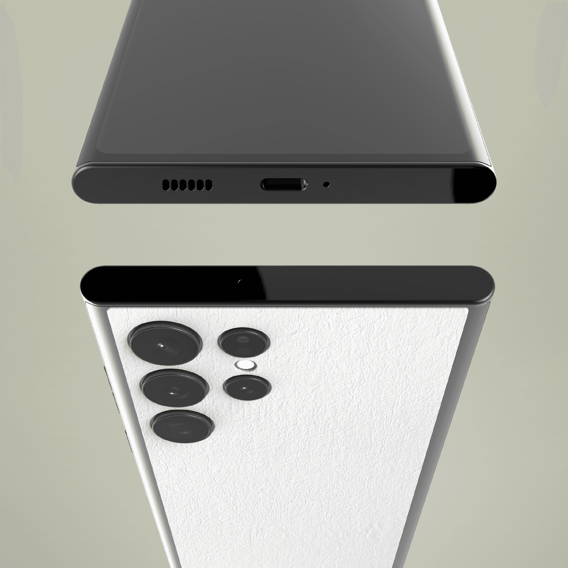 Plain phone skin, front view — view 6