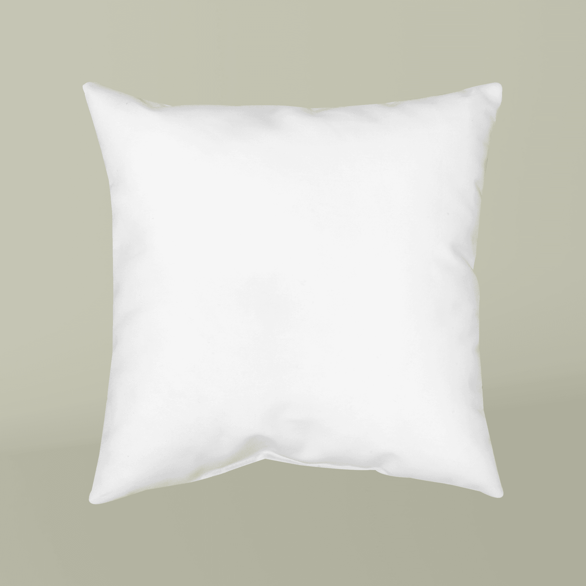Plain throw pillow, front view — view 4