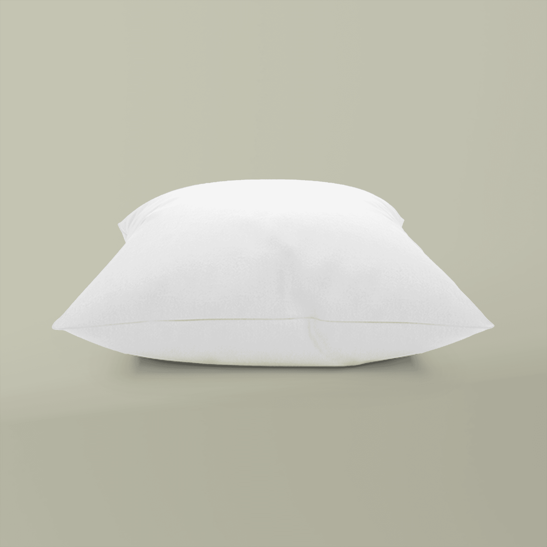 Plain throw pillow, front view — view 5