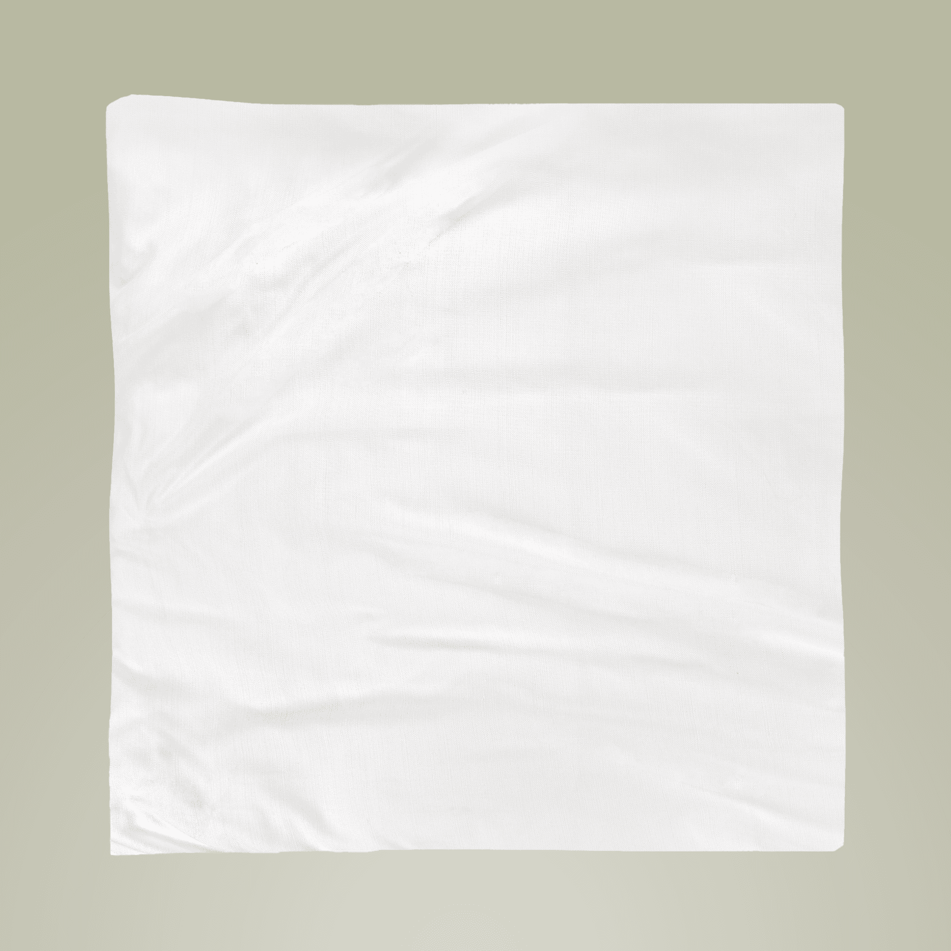Plain poly twill napkin, front view