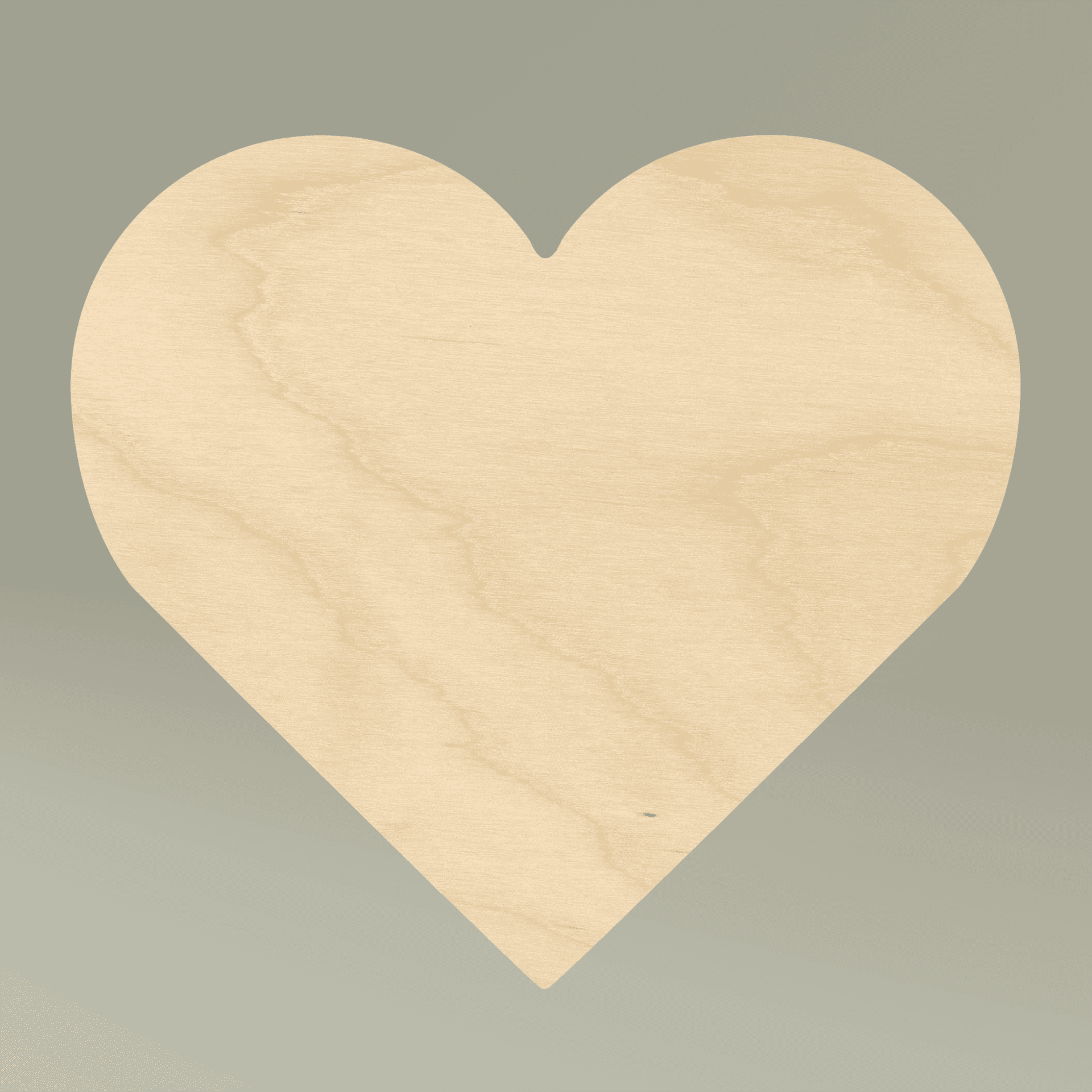 Plain free-standing wooden decor, front view — view 8