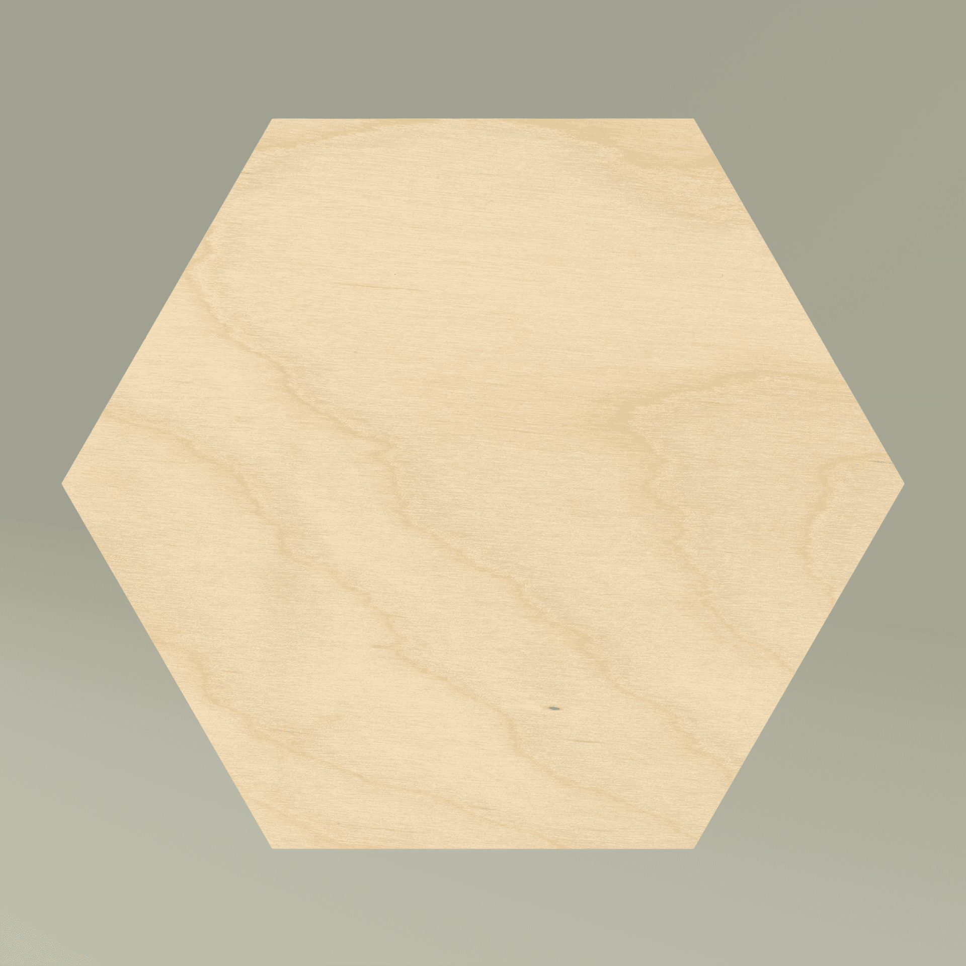 Plain free-standing wooden decor, front view — view 9