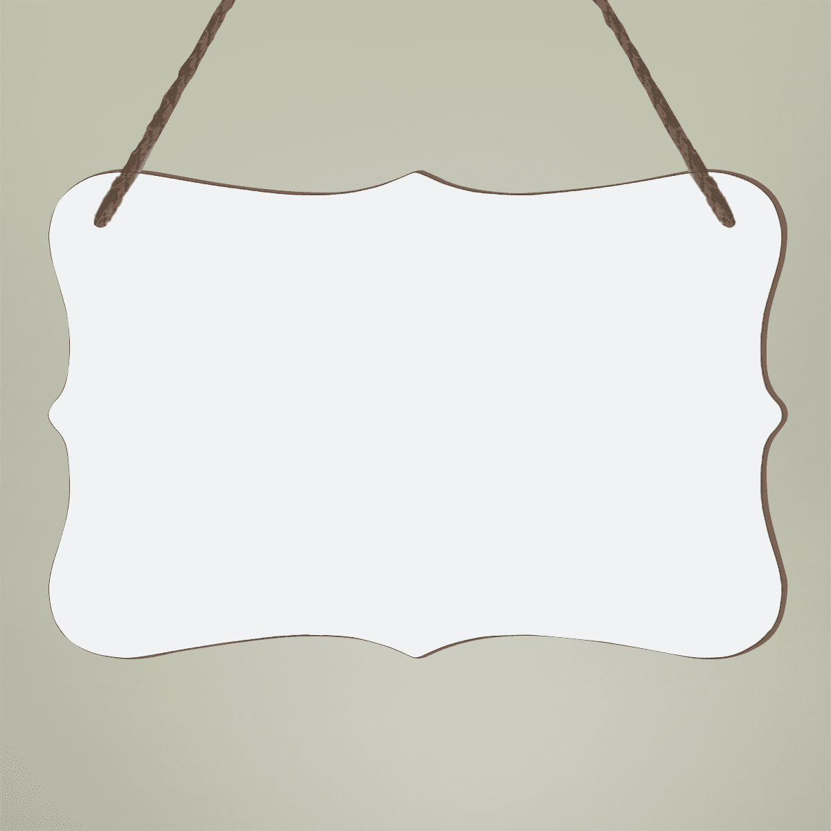 Plain wood panel painting, front view — view 4