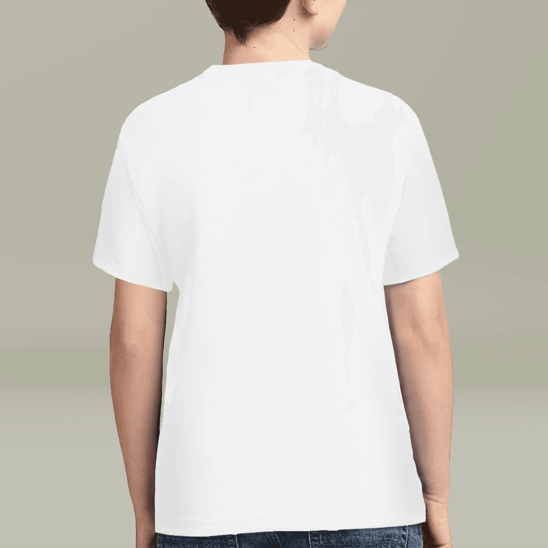Plain youth t-shirt (aop), front view — view 3