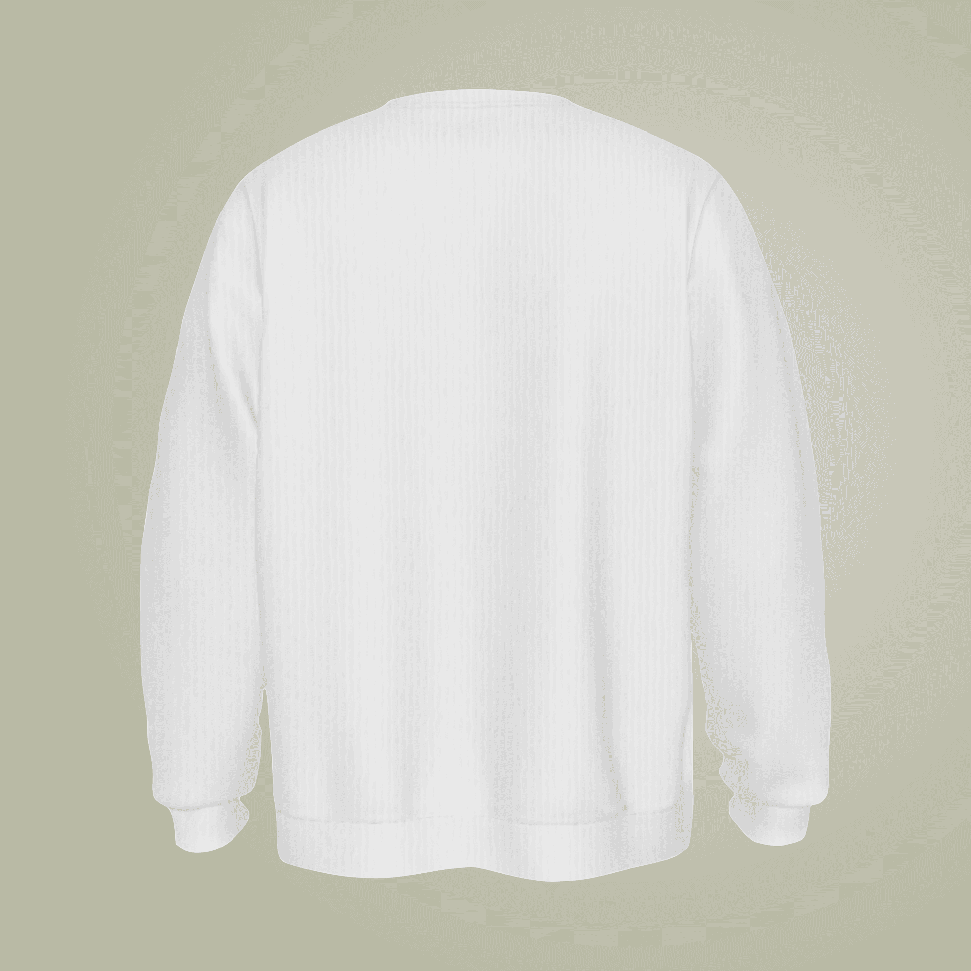 Plain unisex crew neck sweater (aop), front view — view 2