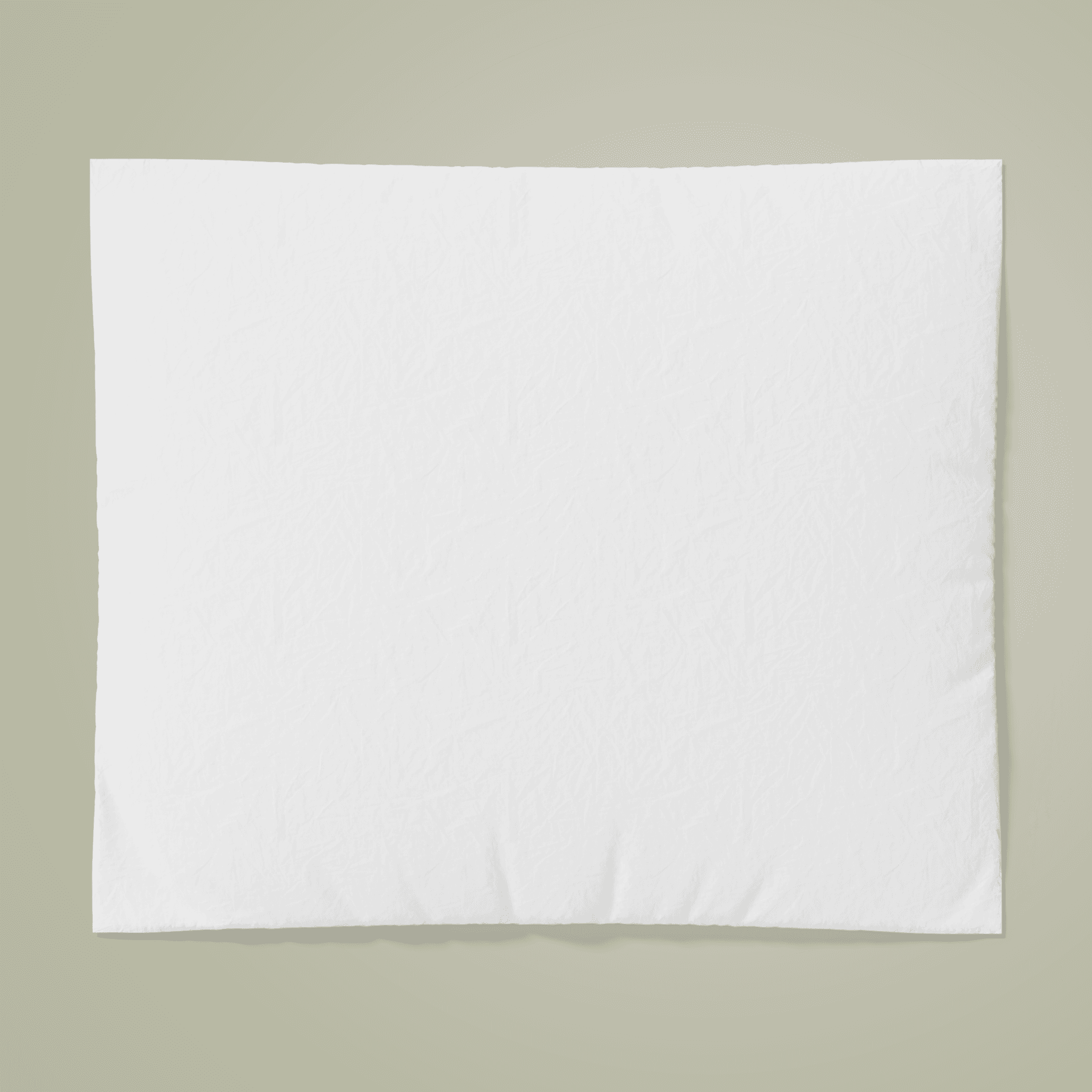 Plain white cotton duvet cover, front view — view 4