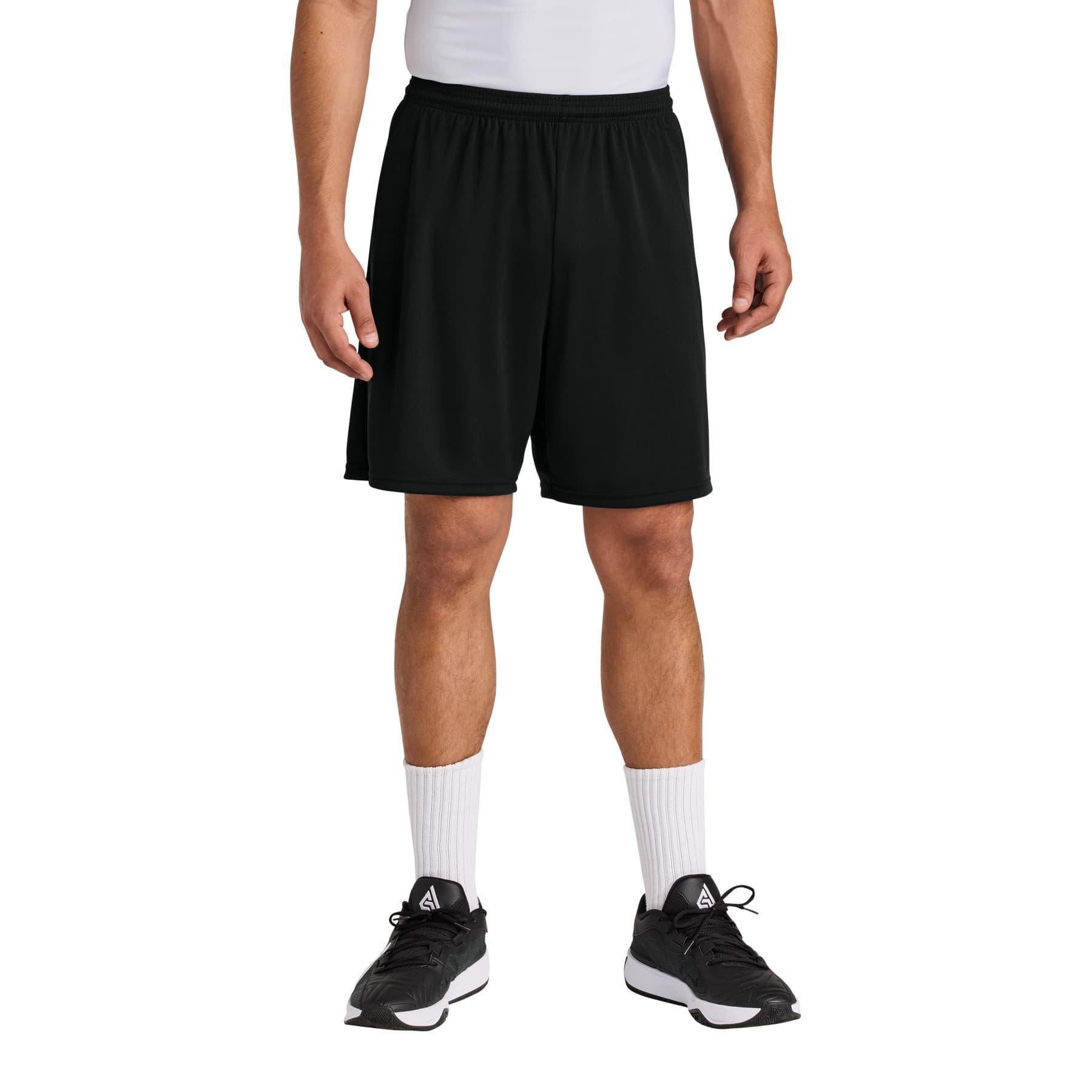 Custom Coaching Shorts in Black or Navy with Your Logo