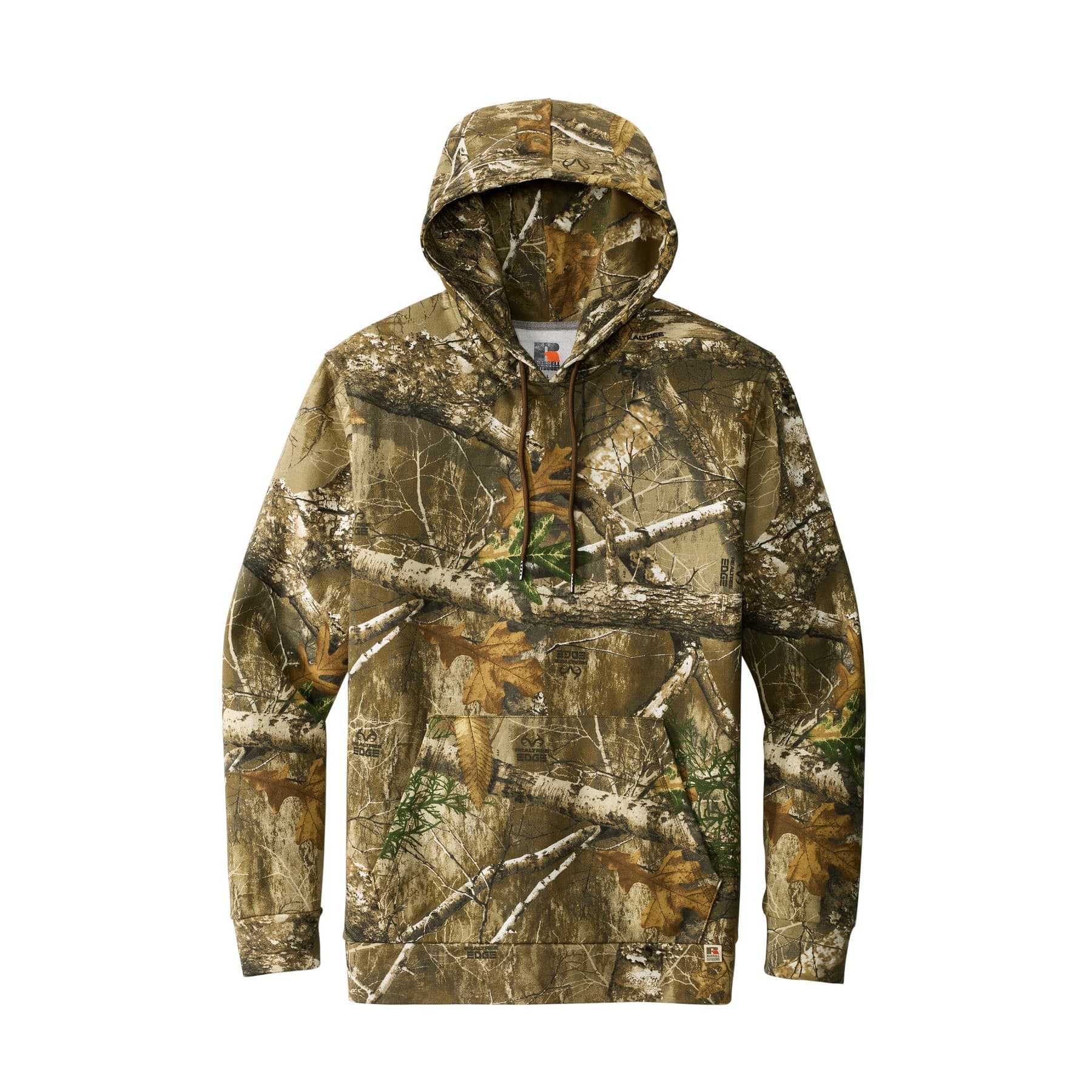 Plain realtree edge pullover hoodie, front view — view 2