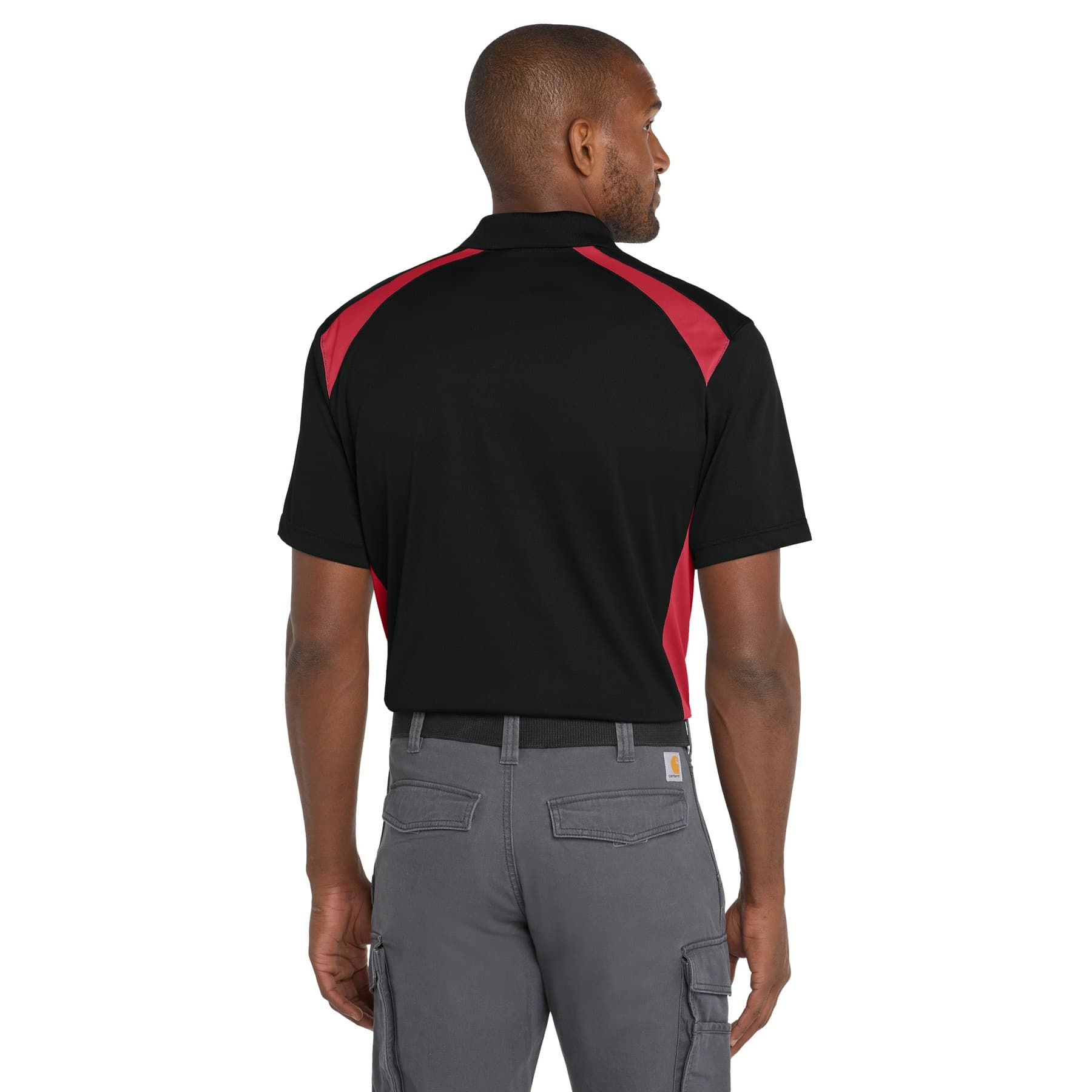 Custom Colorblock Pocket Polo Shirt with Your Logo