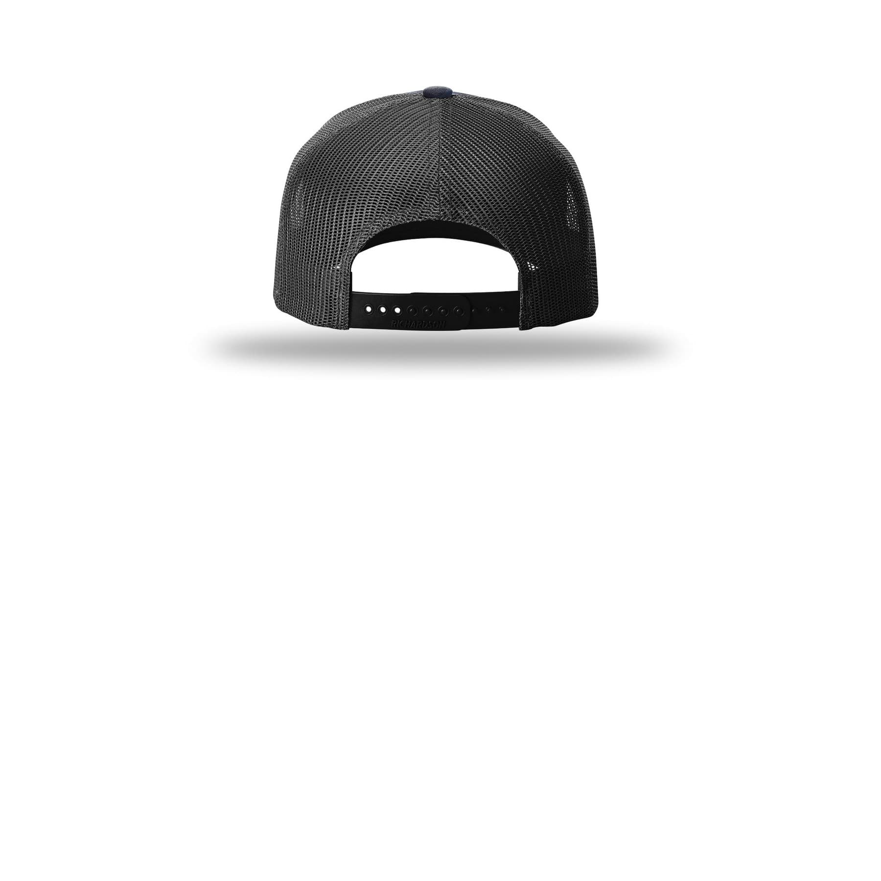 Plain kryptek typhon/ black printed five-panel trucker, front view — view 10