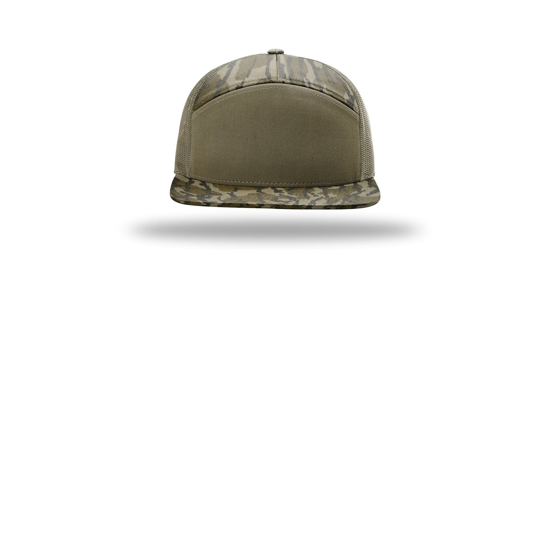 Custom Camo Hat with Your Design, Seven-Panel