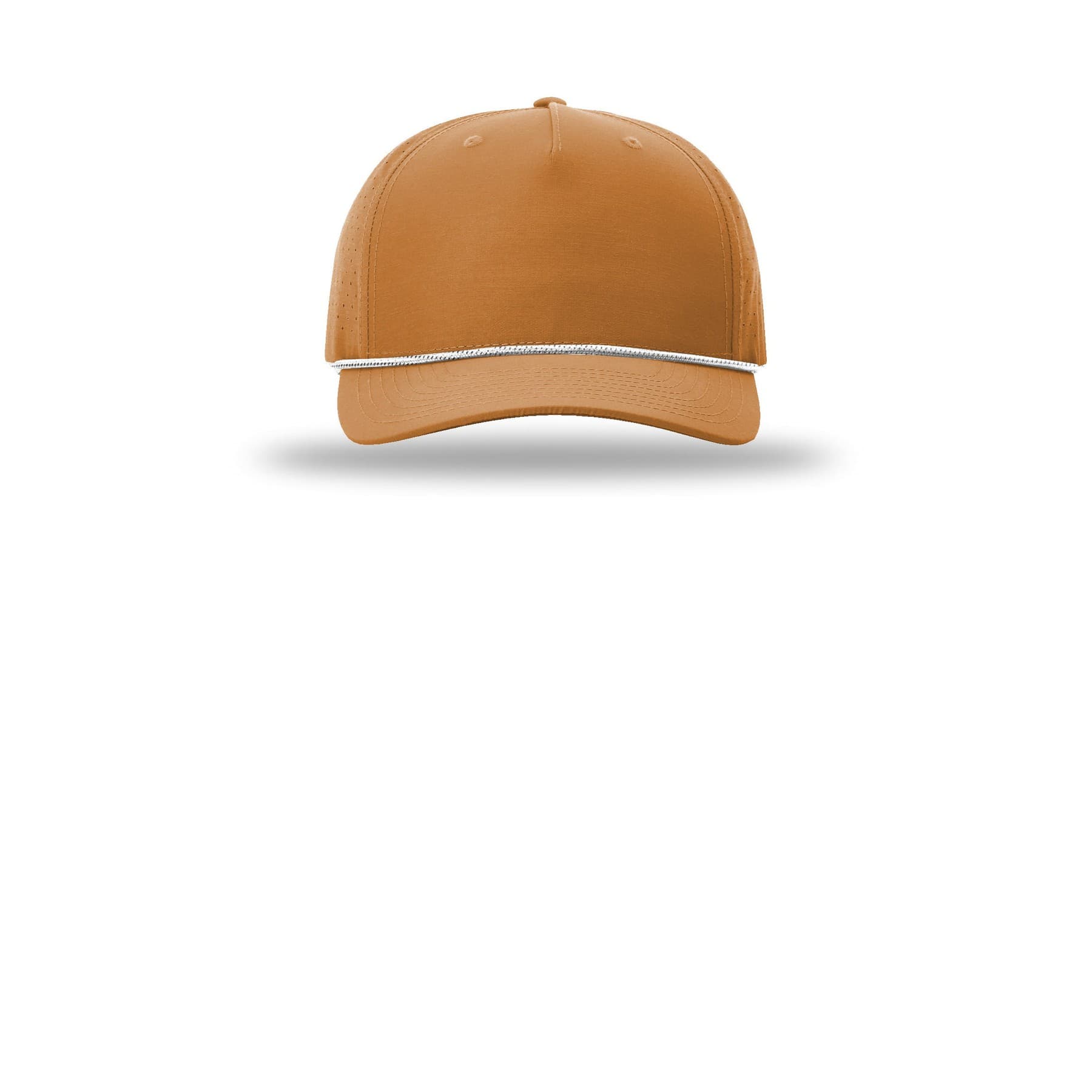 Custom Logo Golf Hat, Laser-Perforated Rope Cap