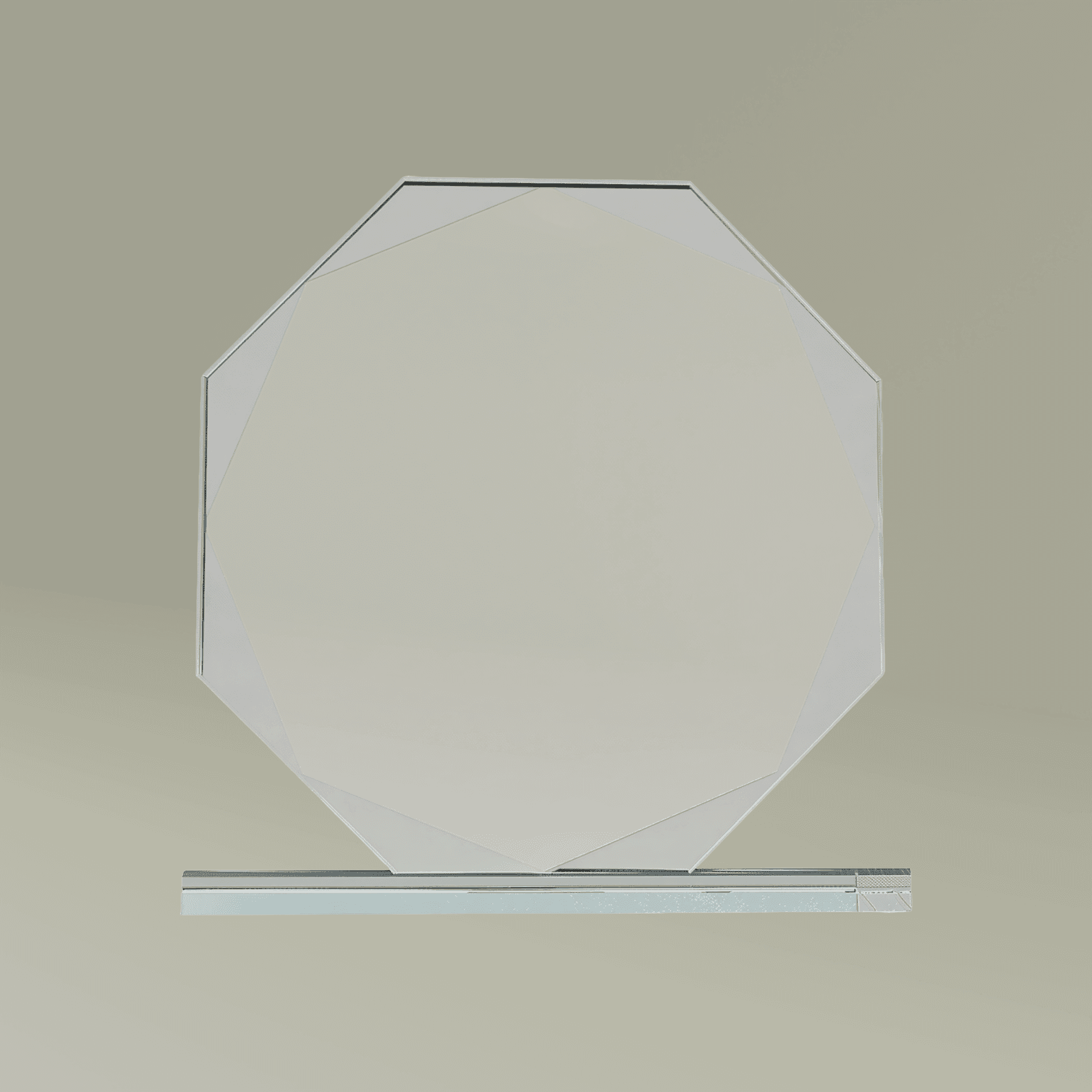 Custom Glass Award, Engraved, with Your Text