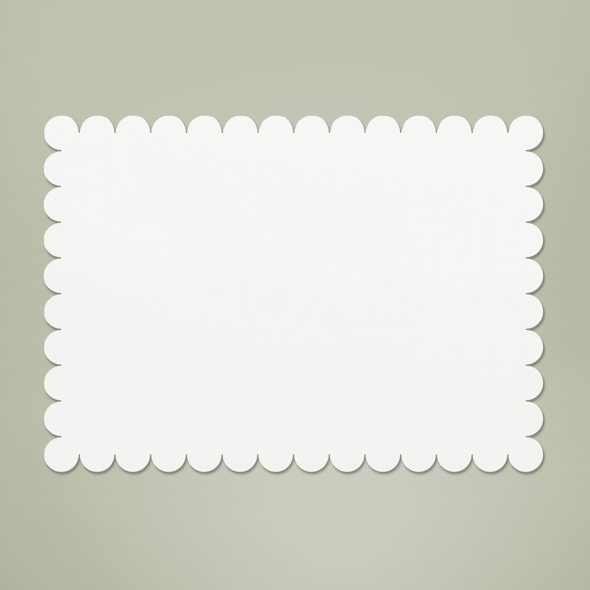 Plain flat greeting cards (envelopes included), front view