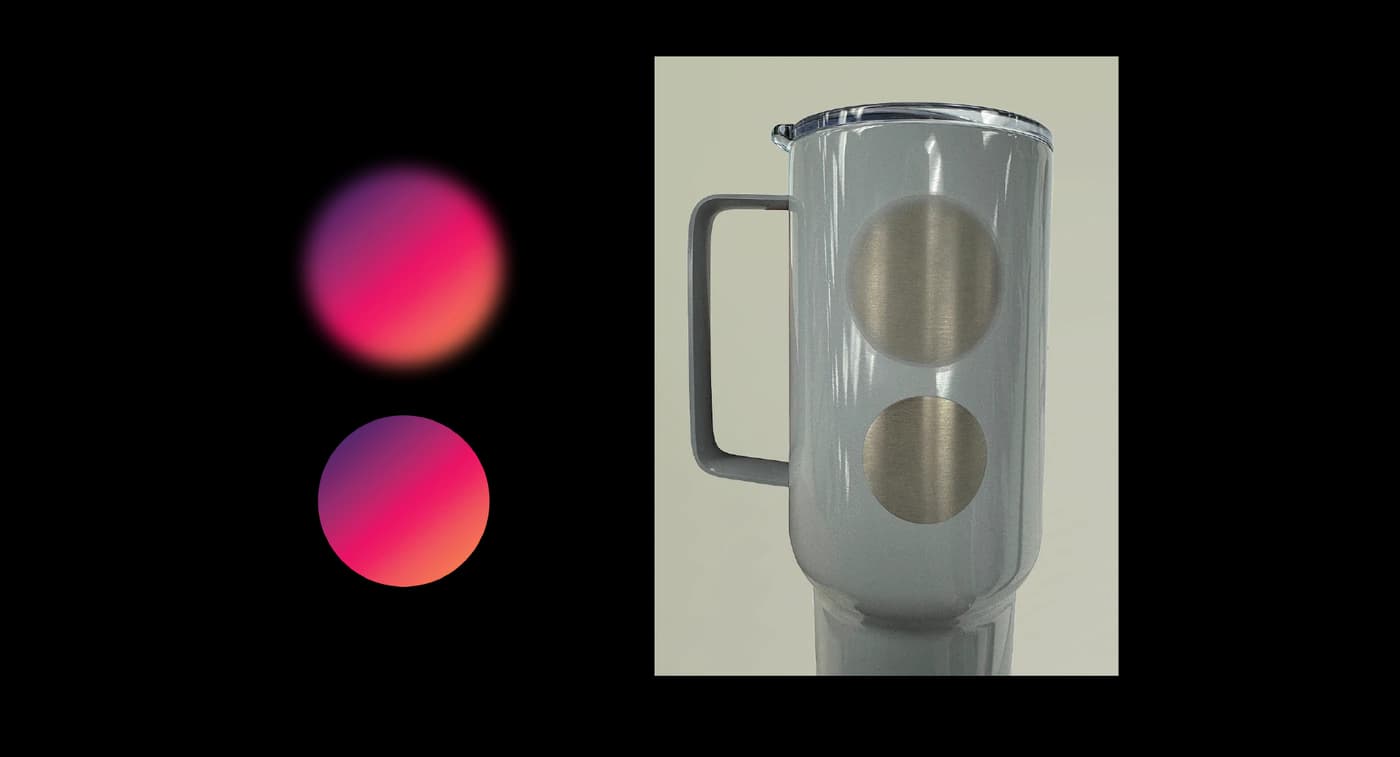 Semi-transparent artwork. There is no partial engraving — every pixel resolves to cut or not cut, so decide that yourself rather than leaving it to a threshold.