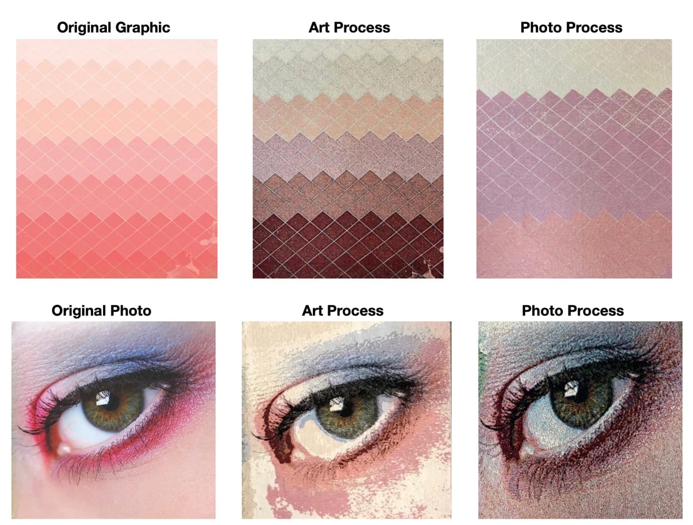 A gradient as woven. Design the steps yourself and the result reads as a decision; leave it as a smooth fade and it reads as banding.