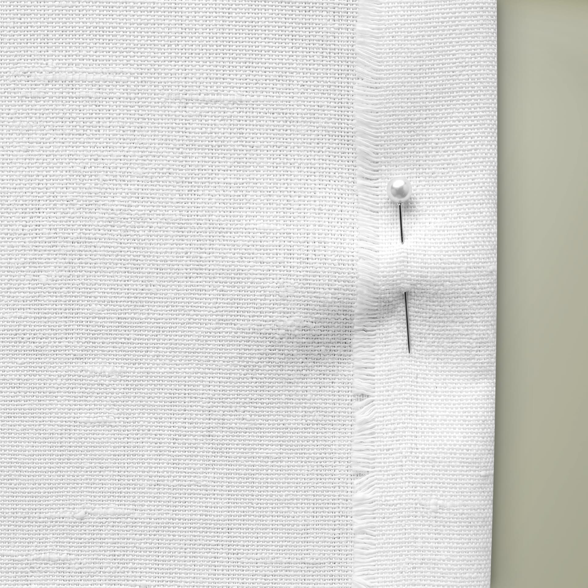 Plain fabric by yard (faux linen), front view