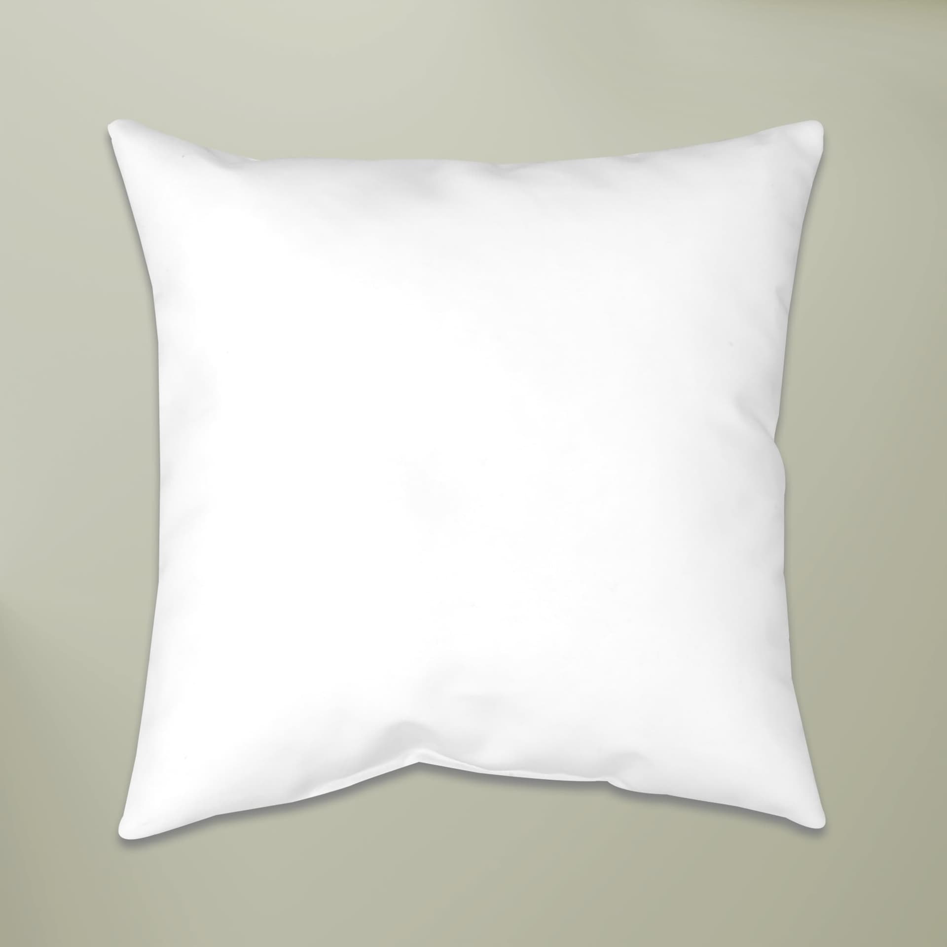 Plain poly twill pillowcase, front view