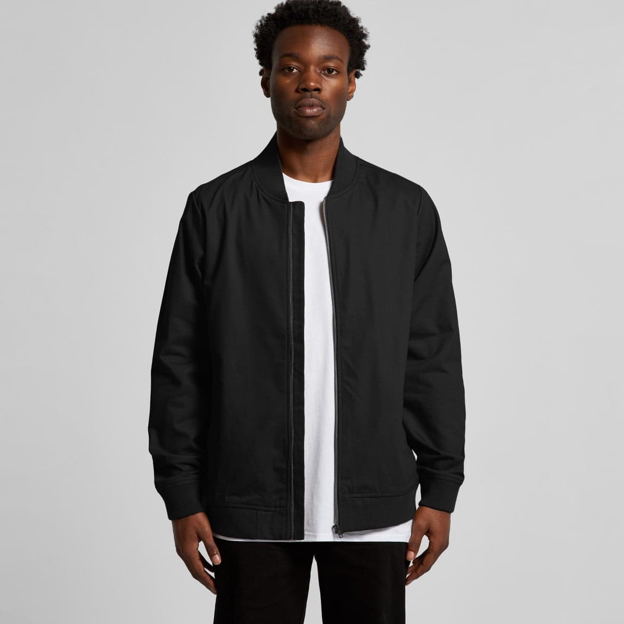 Custom Cotton Drill Bomber Jacket with Your Photo or Text