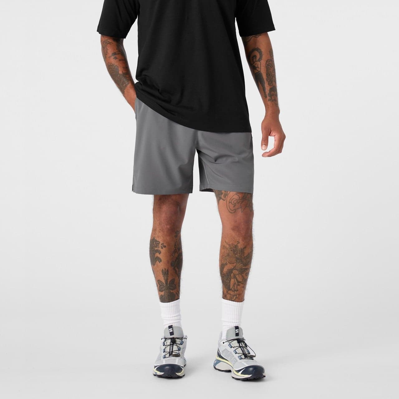 Custom Zippered Back Pocket Active Shorts with Your Photo or Text