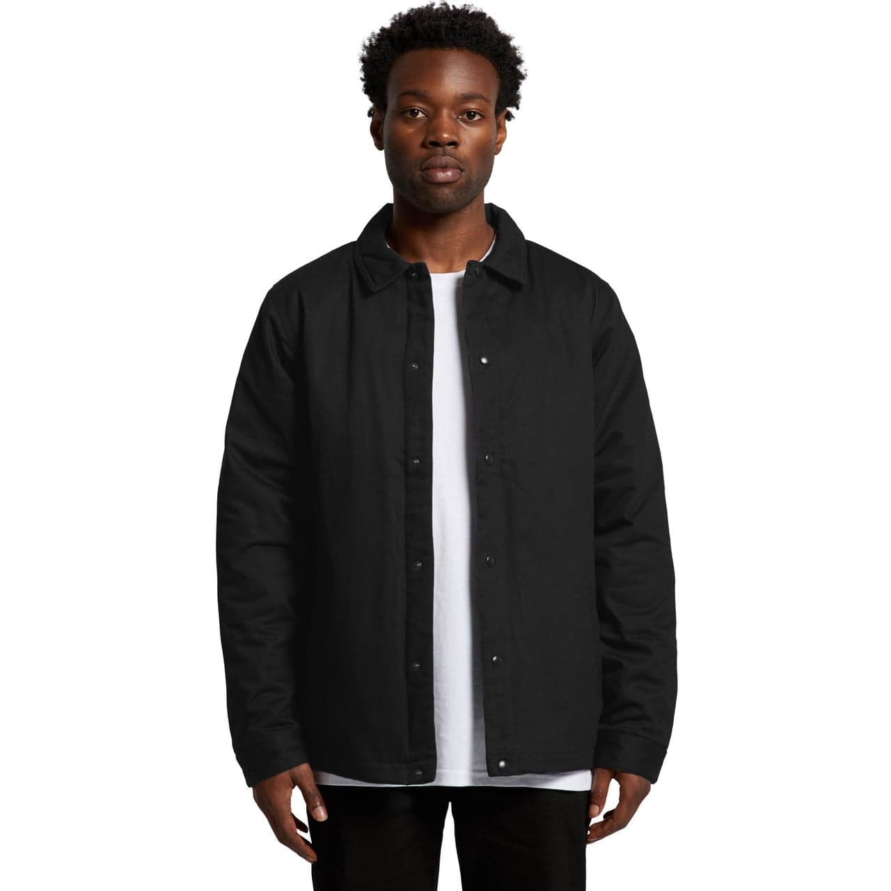 Custom Heavyweight Cotton Drill Work Jacket with Your Photo or Text
