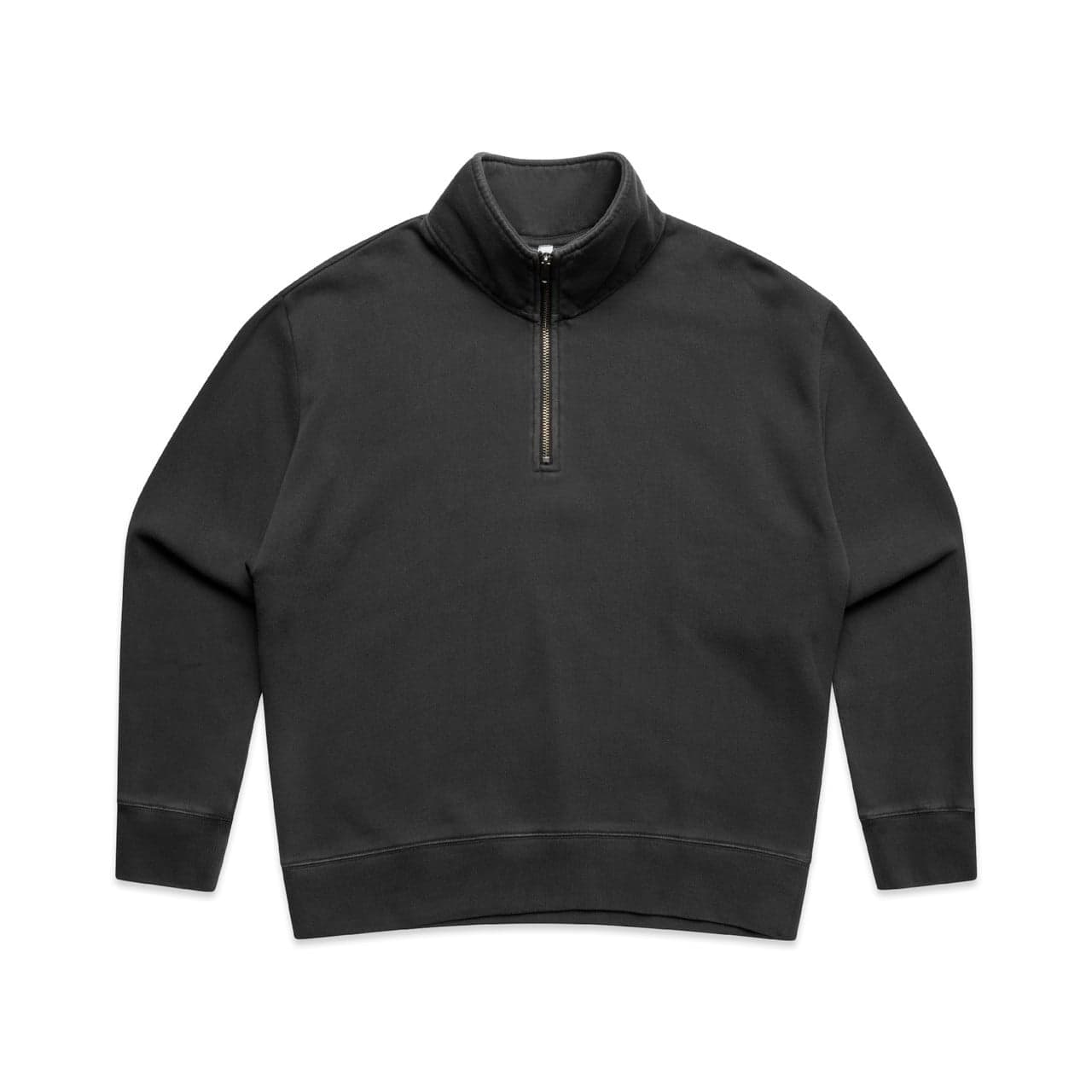 Women's Relax Faded Half Zip — Faded Black — product photo