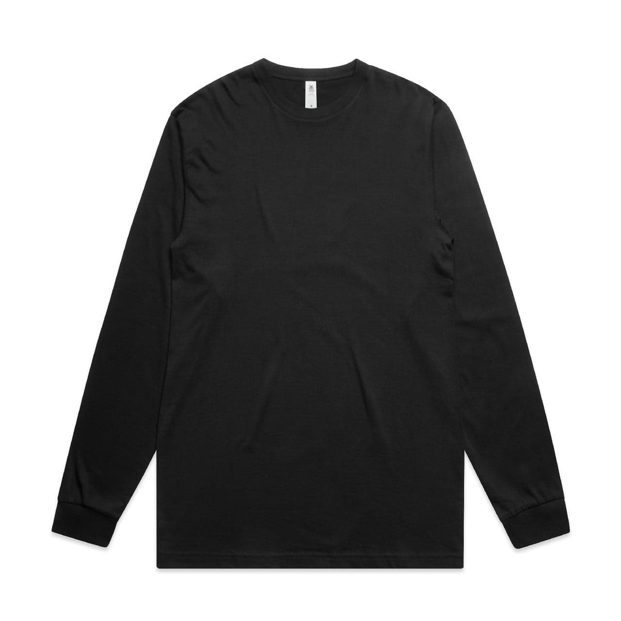 Block L-S Tee — Black — product photo