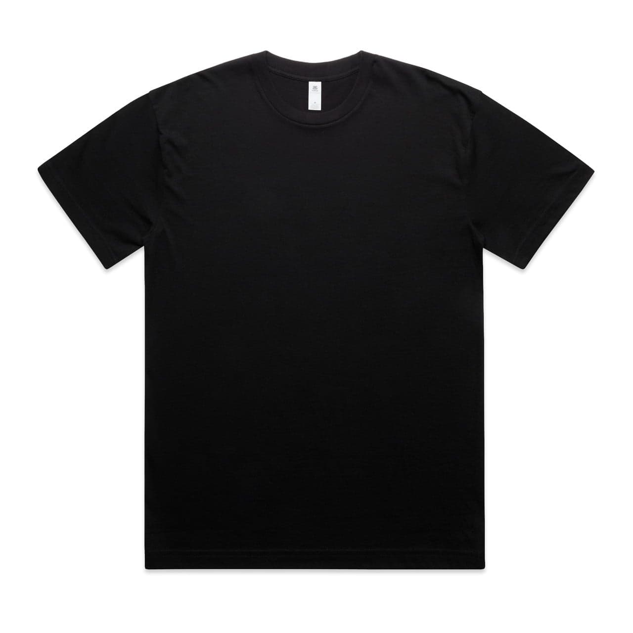 Block Oversized Tee — Black — product photo