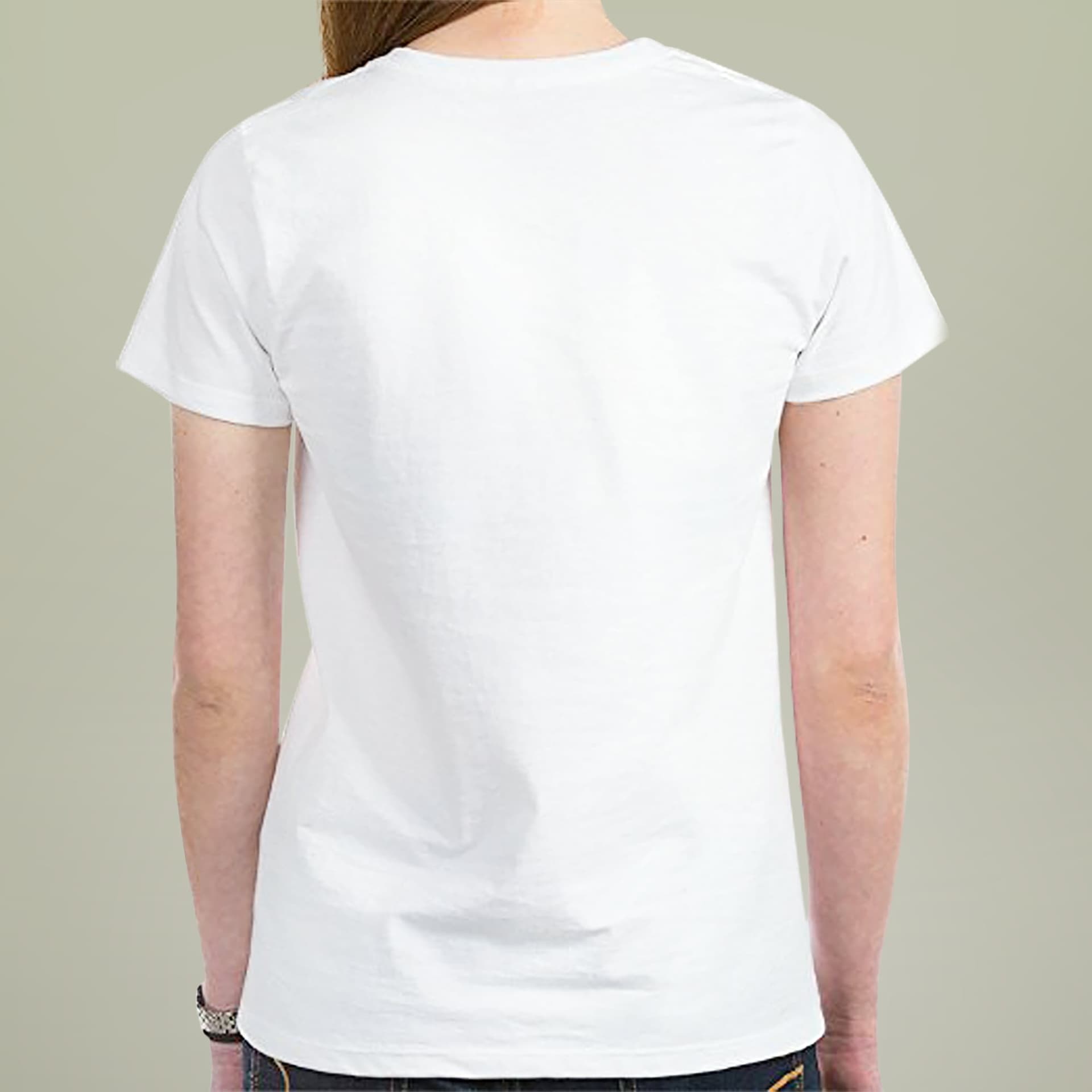 Plain women's t-shirt (aop), front view