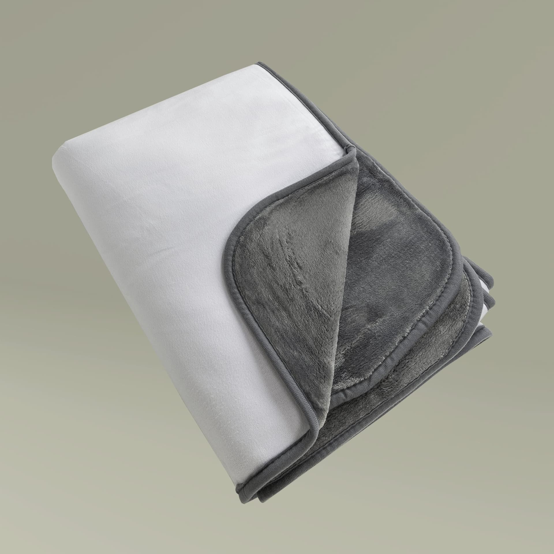 Plain pixel fleece blanket (aop), front view