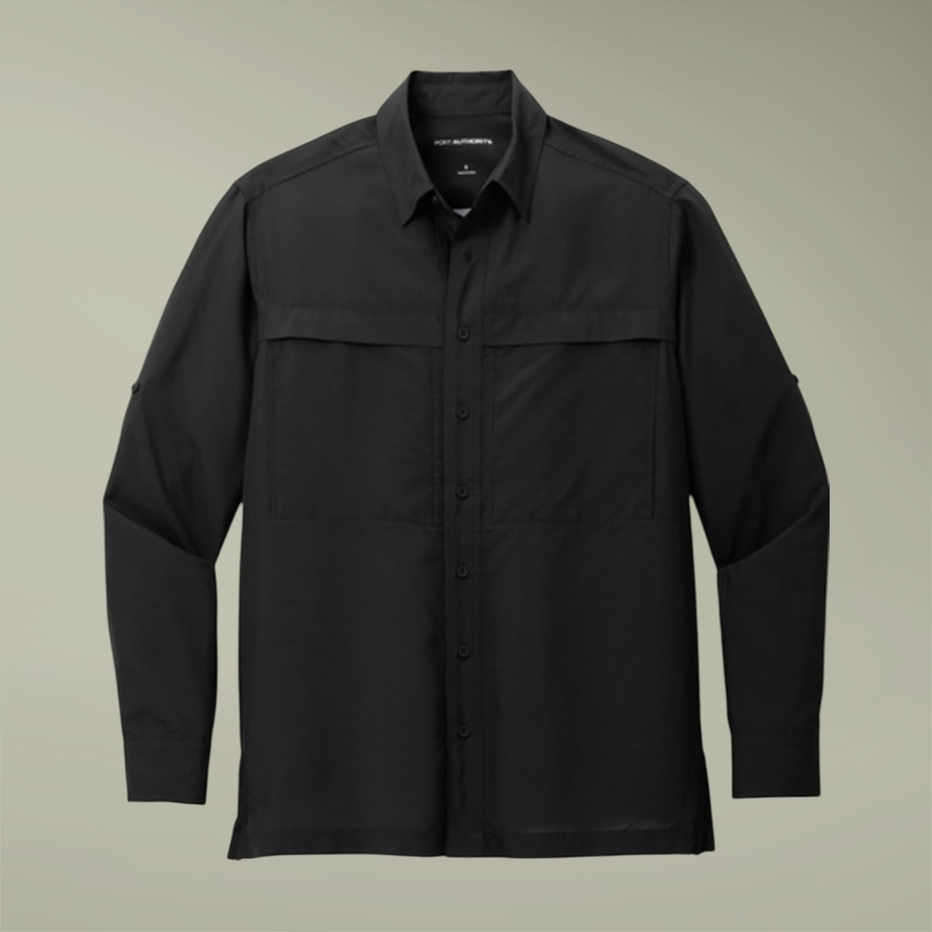 Custom Embroidered Long Sleeve Fishing Shirt