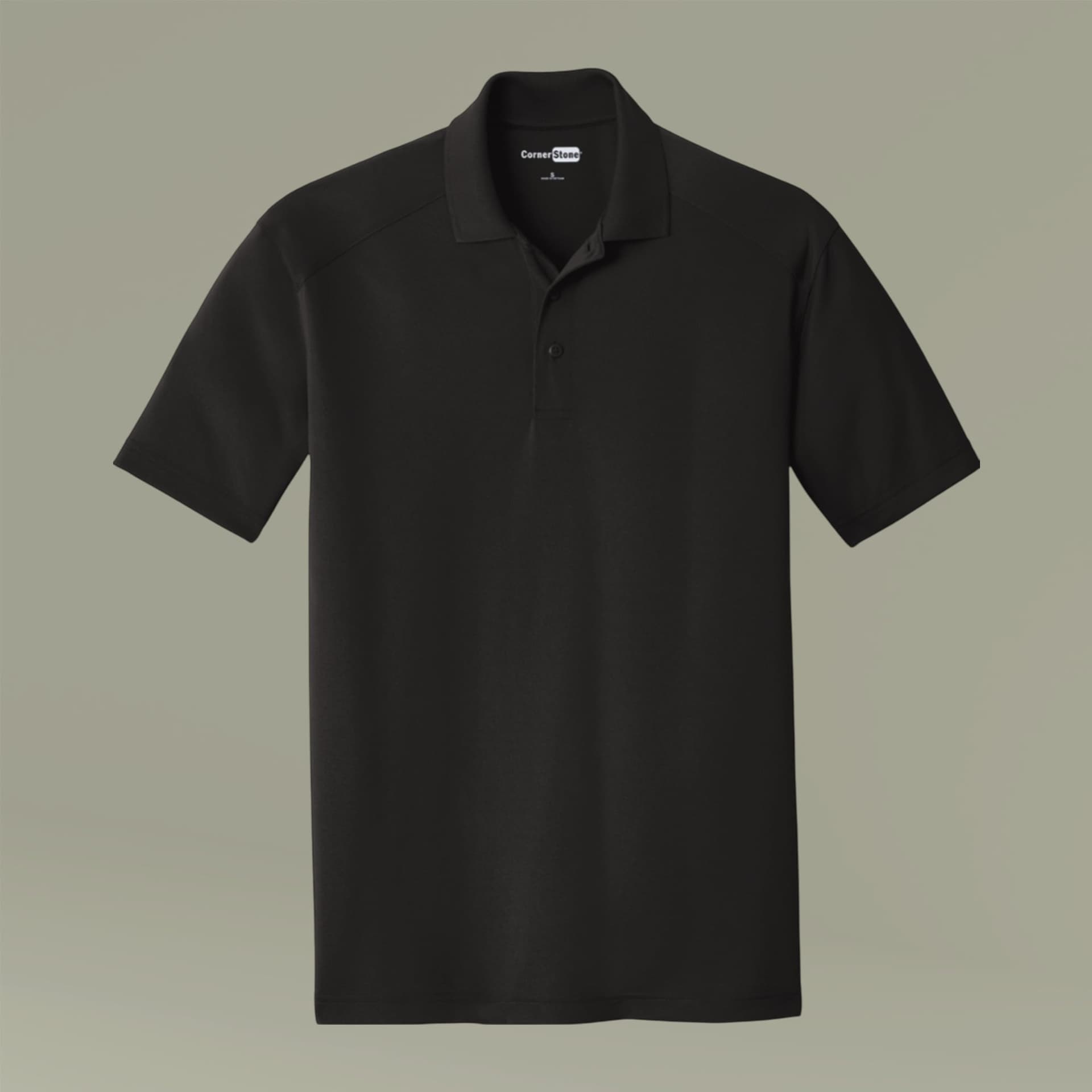 Plain product in black, front view
