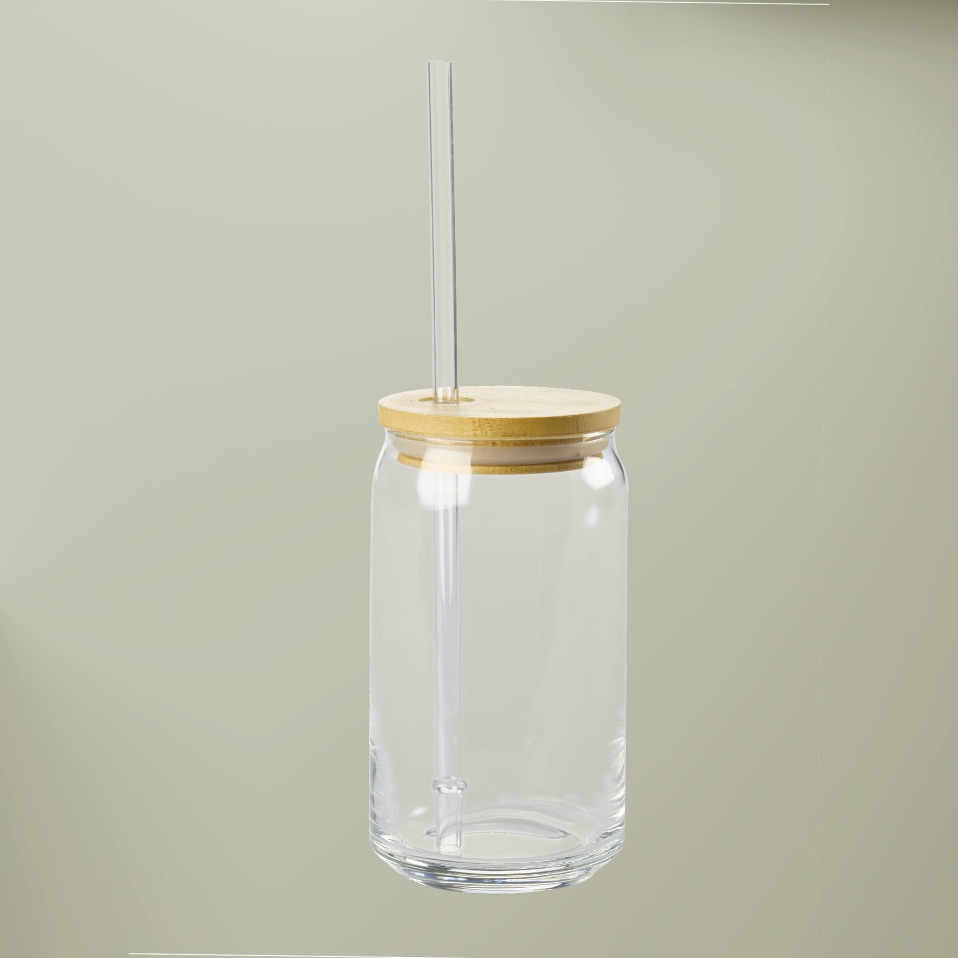 Plain sipper glass, 16oz (engraving), front view