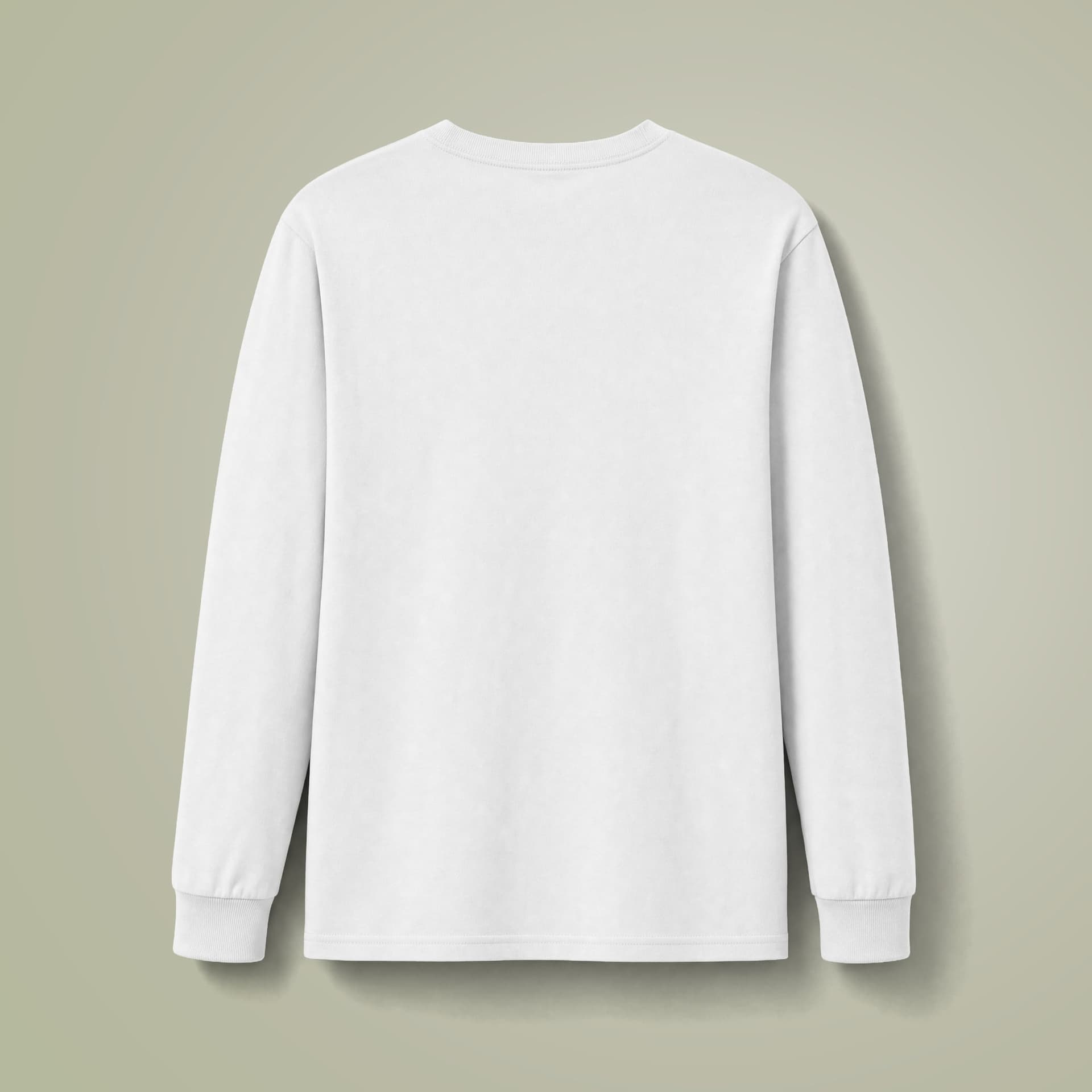 Individuelles Langarmshirt, Schwarz, Weiß oder Navy, mit deinem Logo