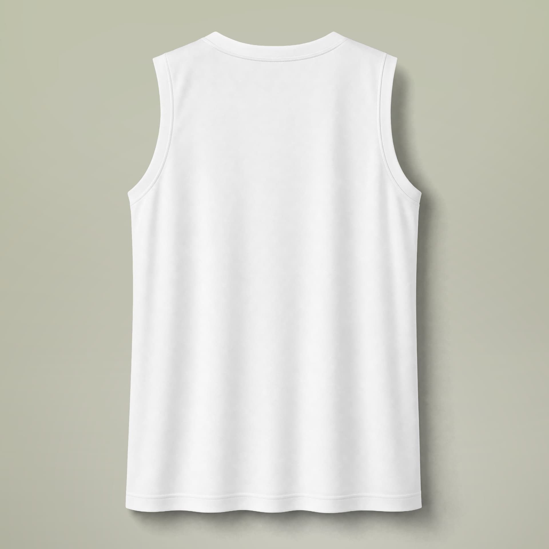 Plain white women's sleeveless posicharge competitor v-neck tee