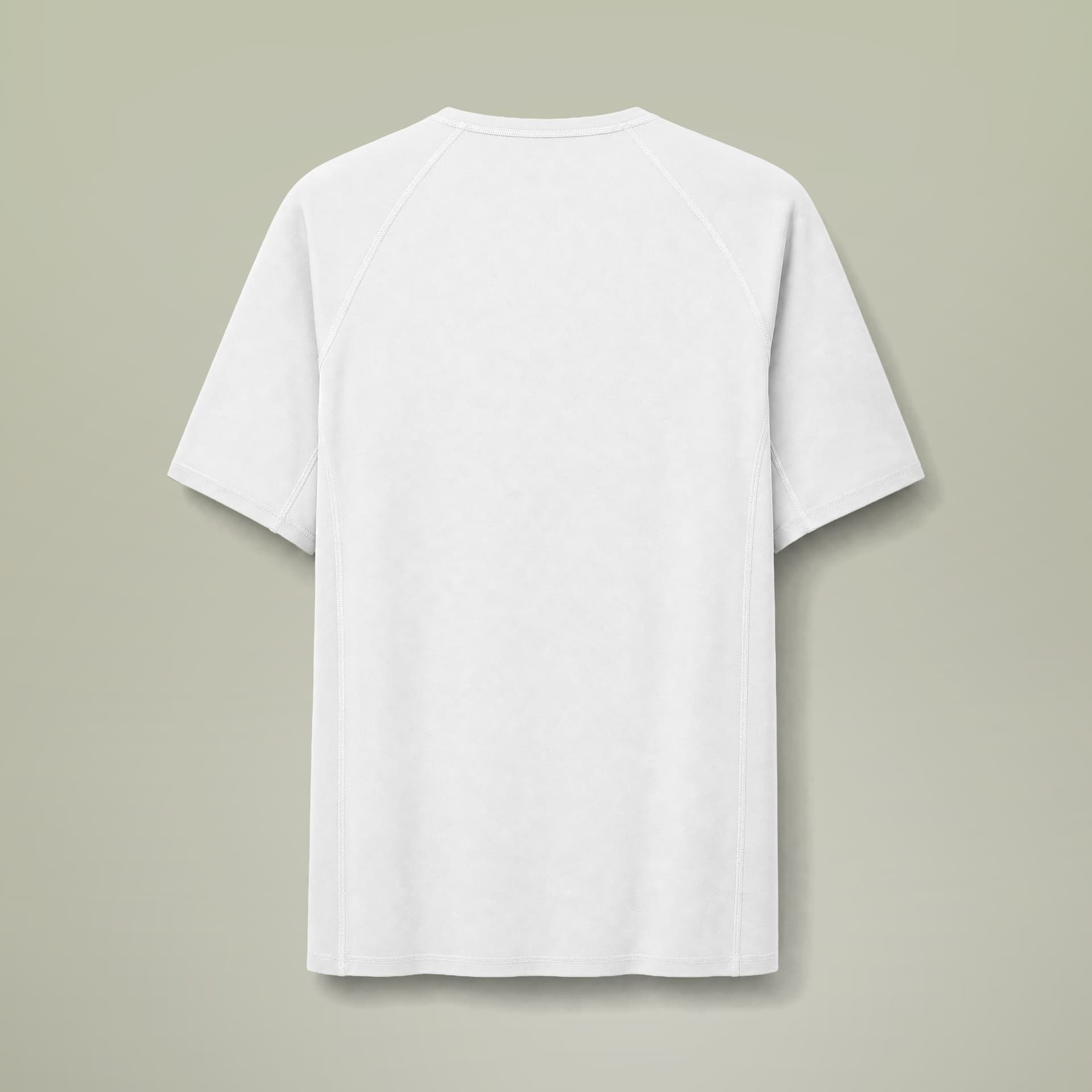 Plain white women's rashguard tee