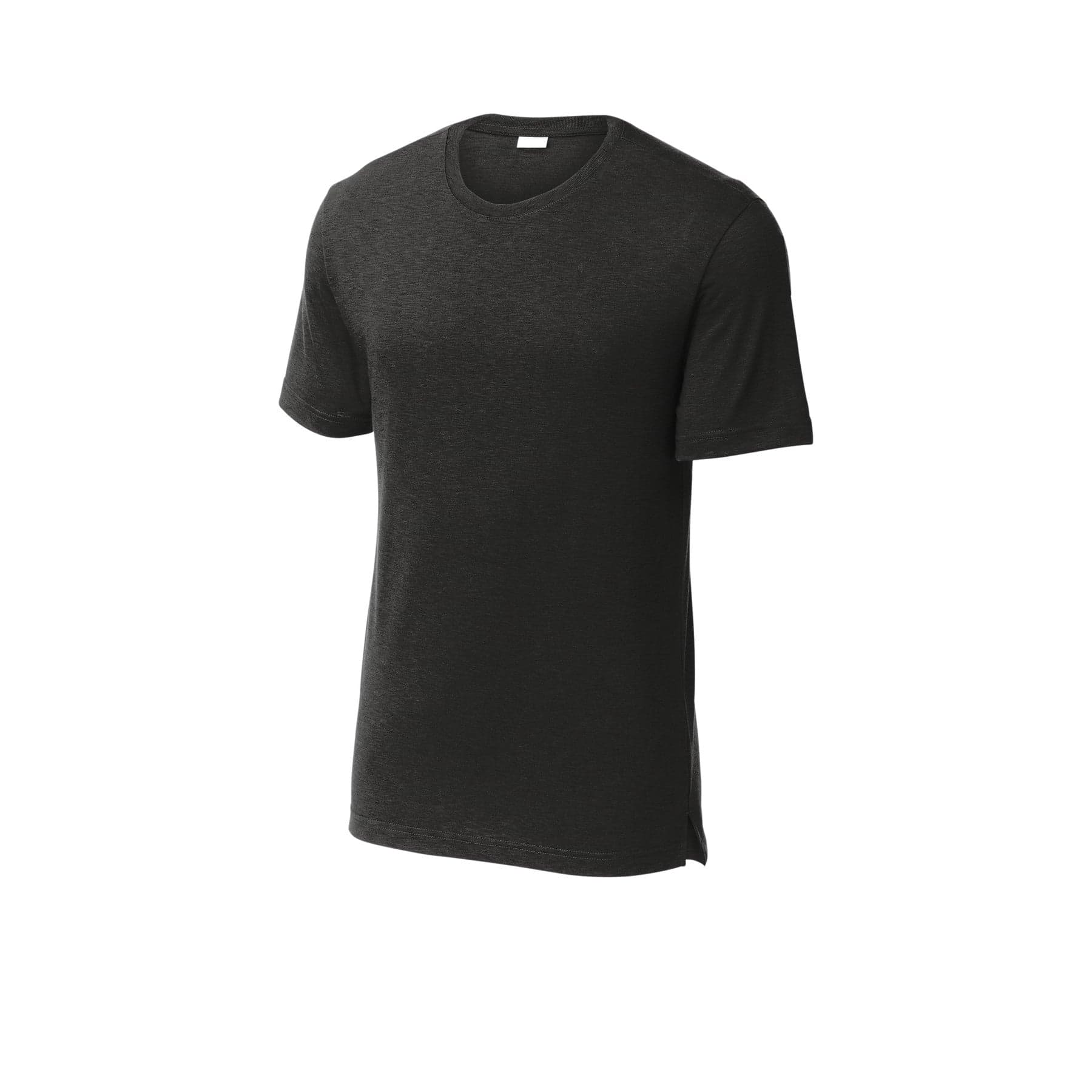 Plain graphite posicharge strive tee, front view