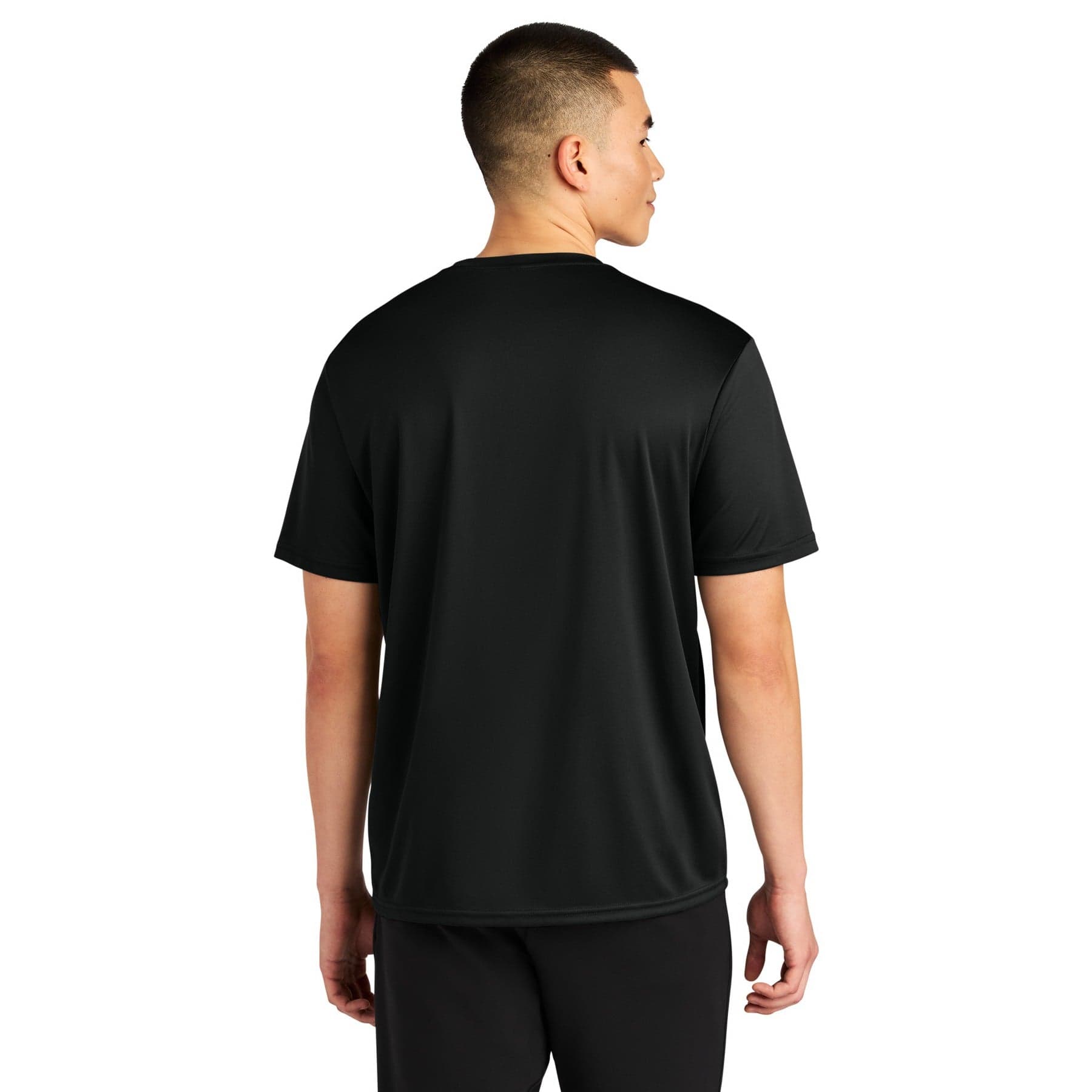 Plain graphite sprint performance tee, front view