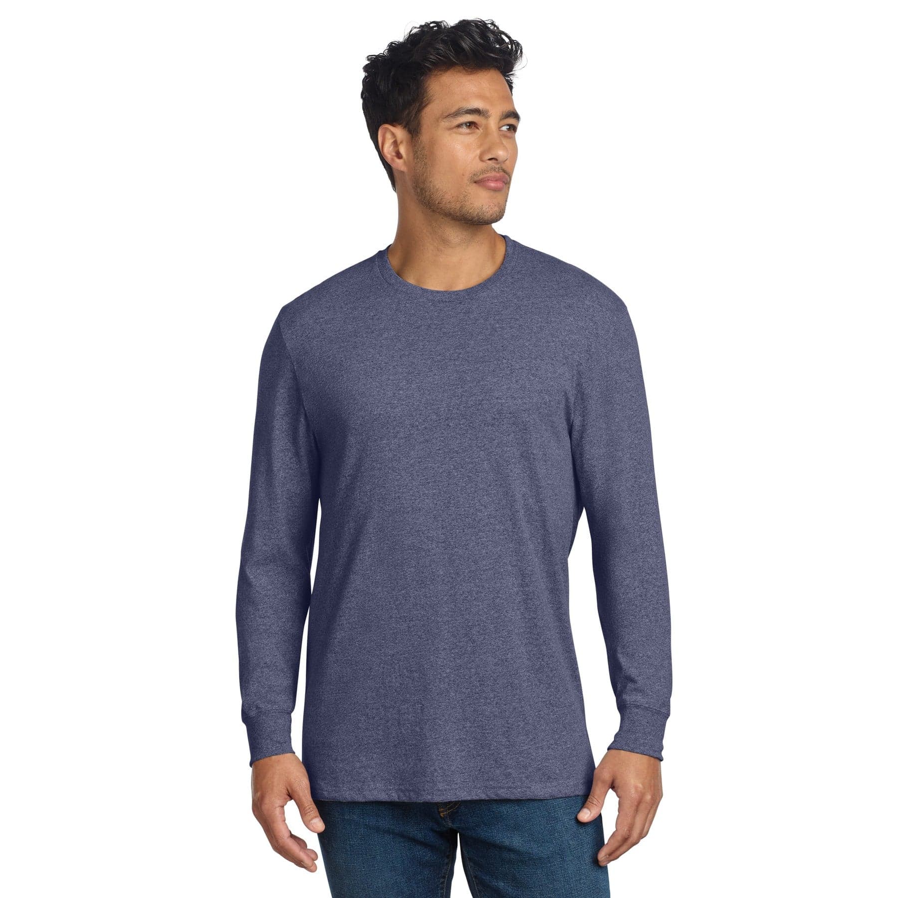 Custom Unisex Recycled Blend Long Sleeve Shirt with Your Photo or Text