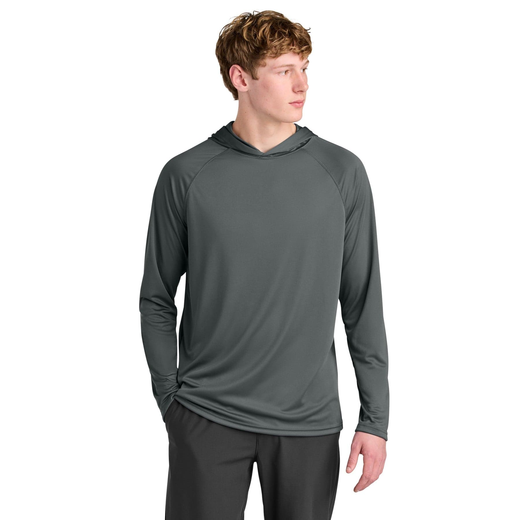 Custom Cooling Hooded Long Sleeve Shirt with Your Photo or Text
