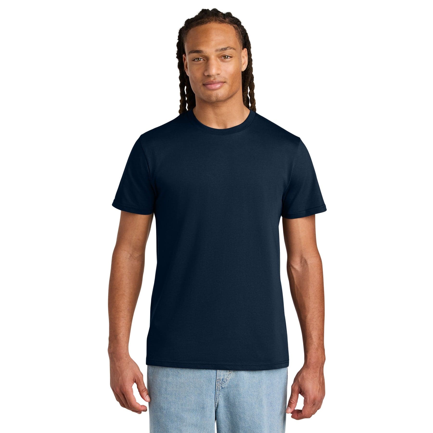Plain anthracite unisex rocker tee, front view