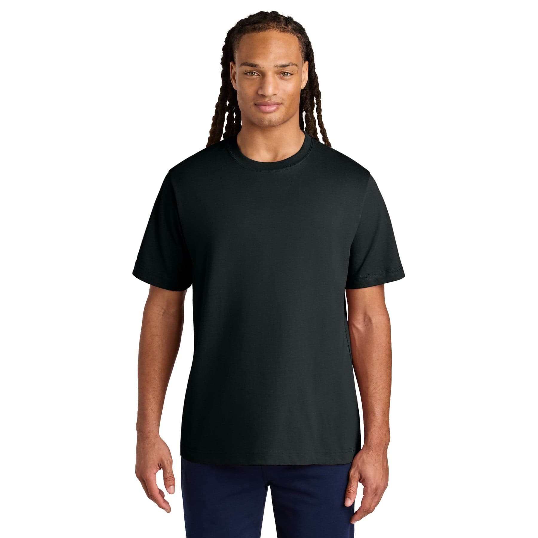 Plain dark heather grey unisex freestyler heavyweight tee, front view