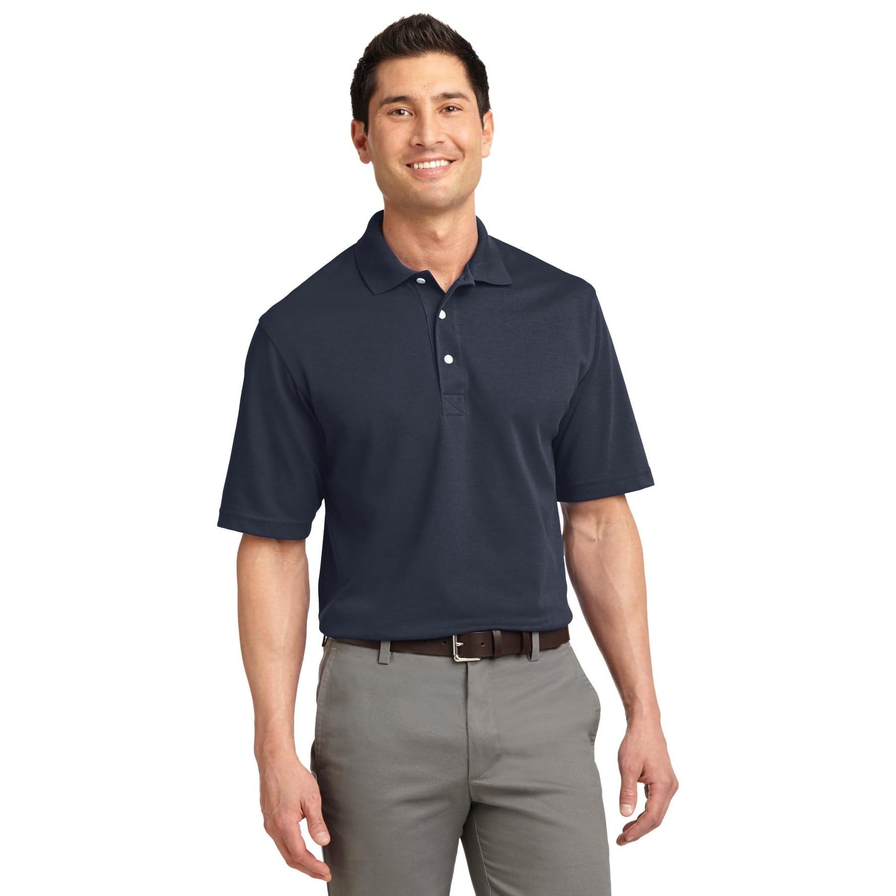 Custom Tall Moisture-Wicking Polo Shirt with Your Logo or Text