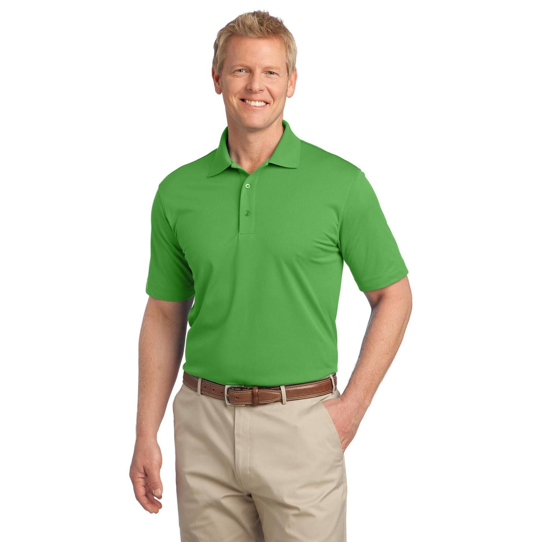 Custom Moisture-Wicking Tech Pique Polo Shirt with Your Logo or Text