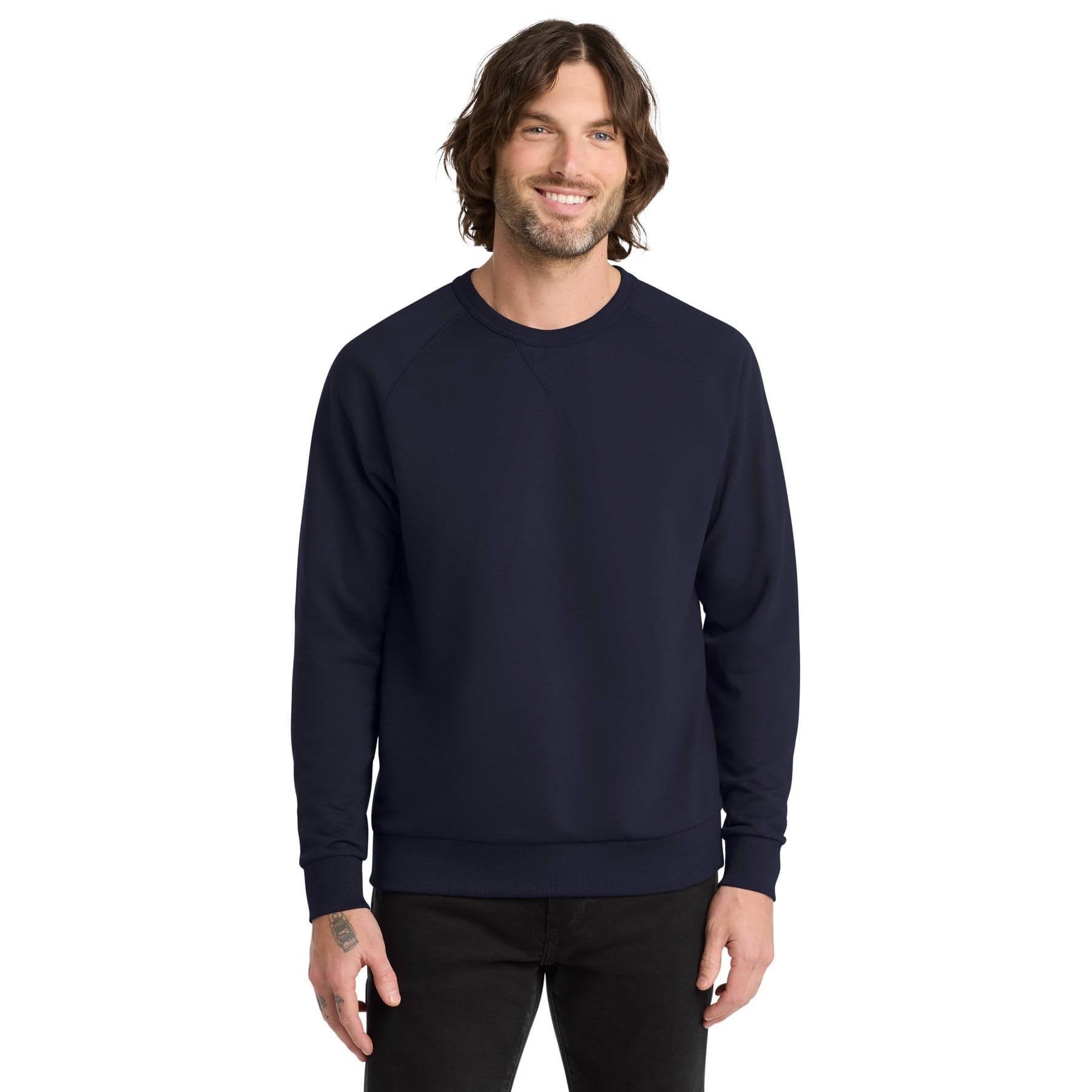 Custom Organic Cotton French Terry Sweatshirt with Your Photo or Text