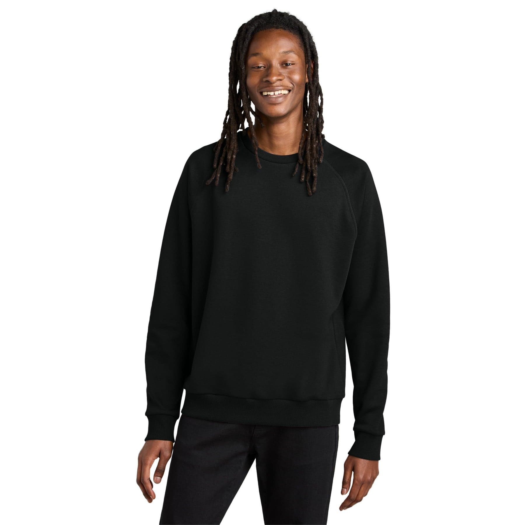 Custom Organic Fleece Crewneck Sweatshirt with Your Photo or Text