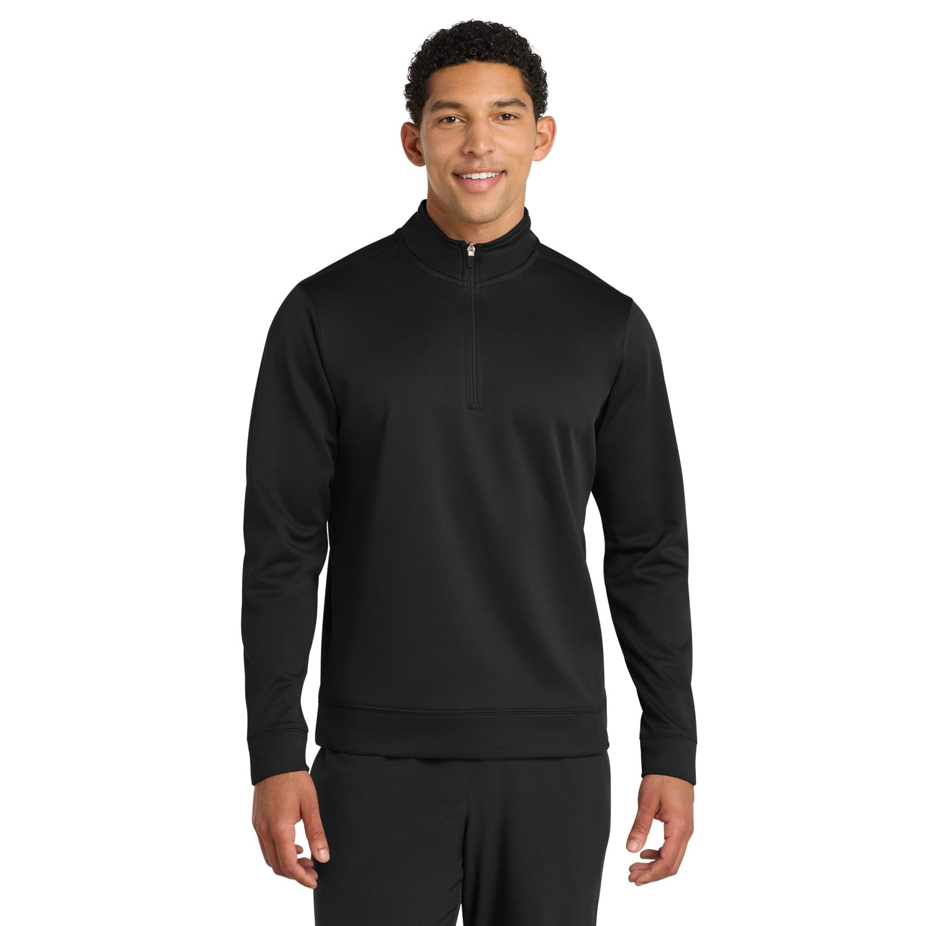 Custom Moisture-Wicking Fleece Quarter-Zip with Your Photo or Text