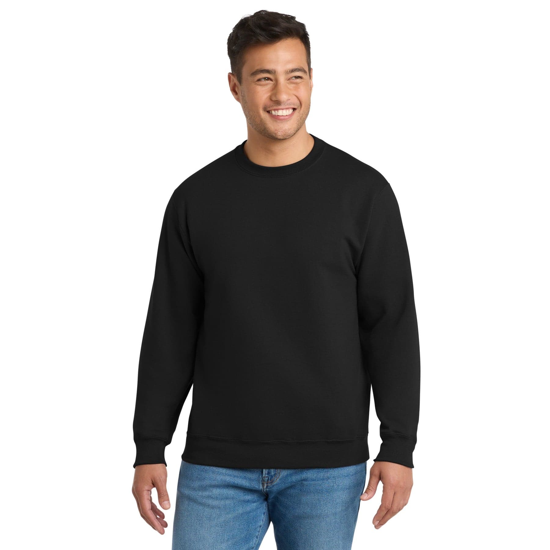 Custom Tall Fleece Crewneck Sweatshirt with Your Photo or Text