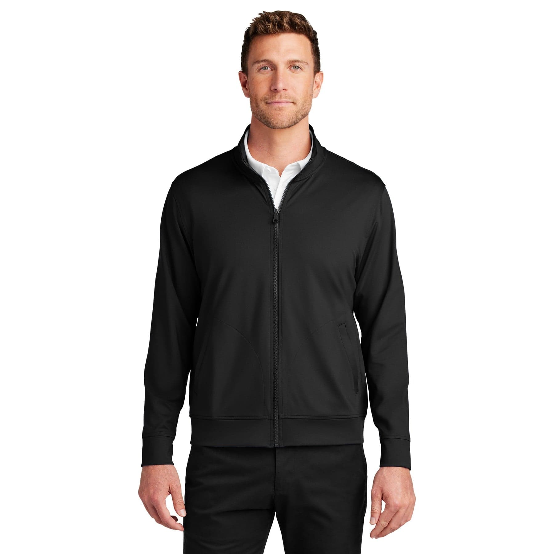 Custom Recycled Double Knit Full-Zip Jacket with Your Photo or Text
